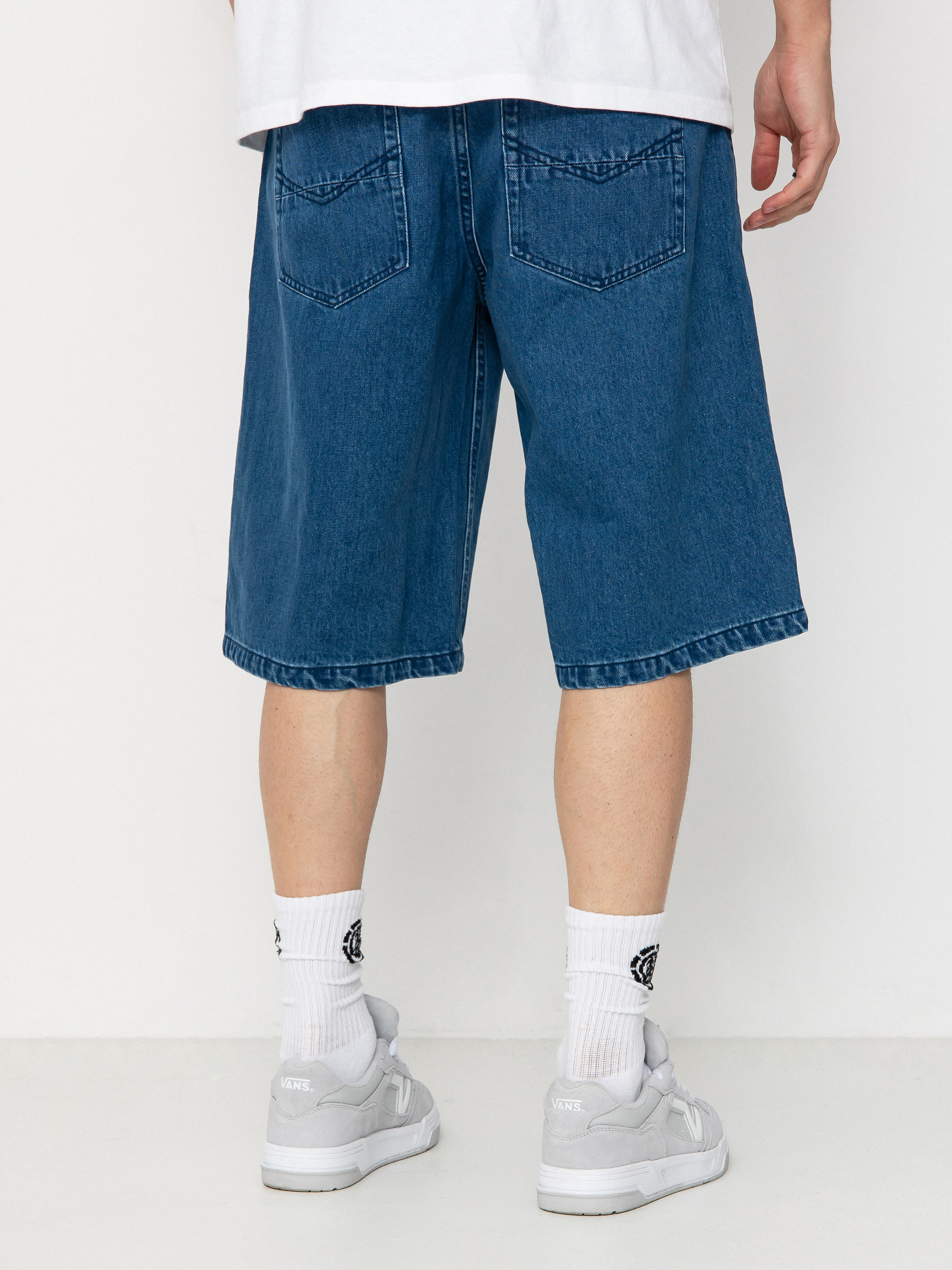 Pantaloni scurți MassDnm Jeans Slang (blue)
