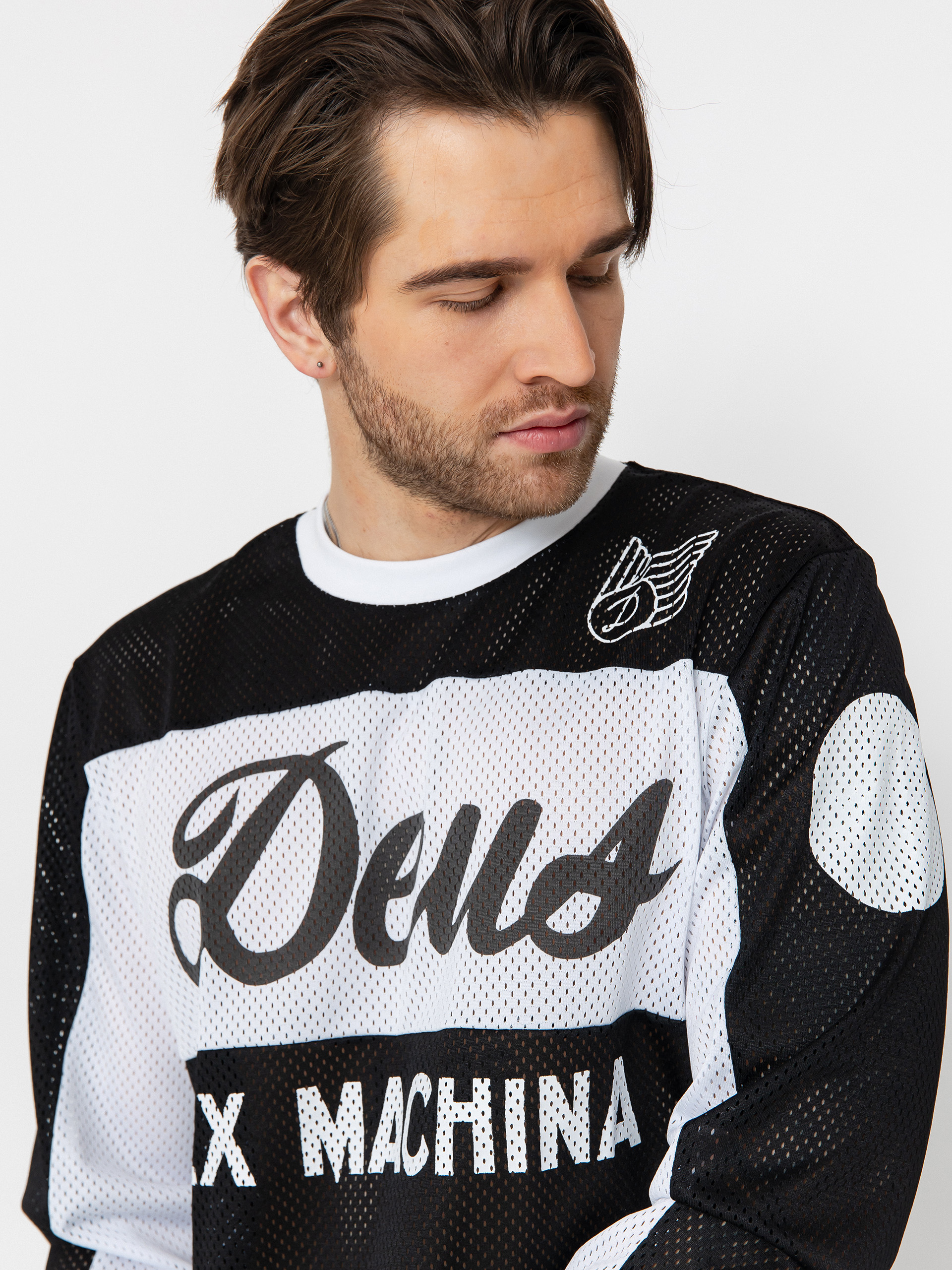 Longsleeve Deus Ex Machina Saber Moto Jersey (black)