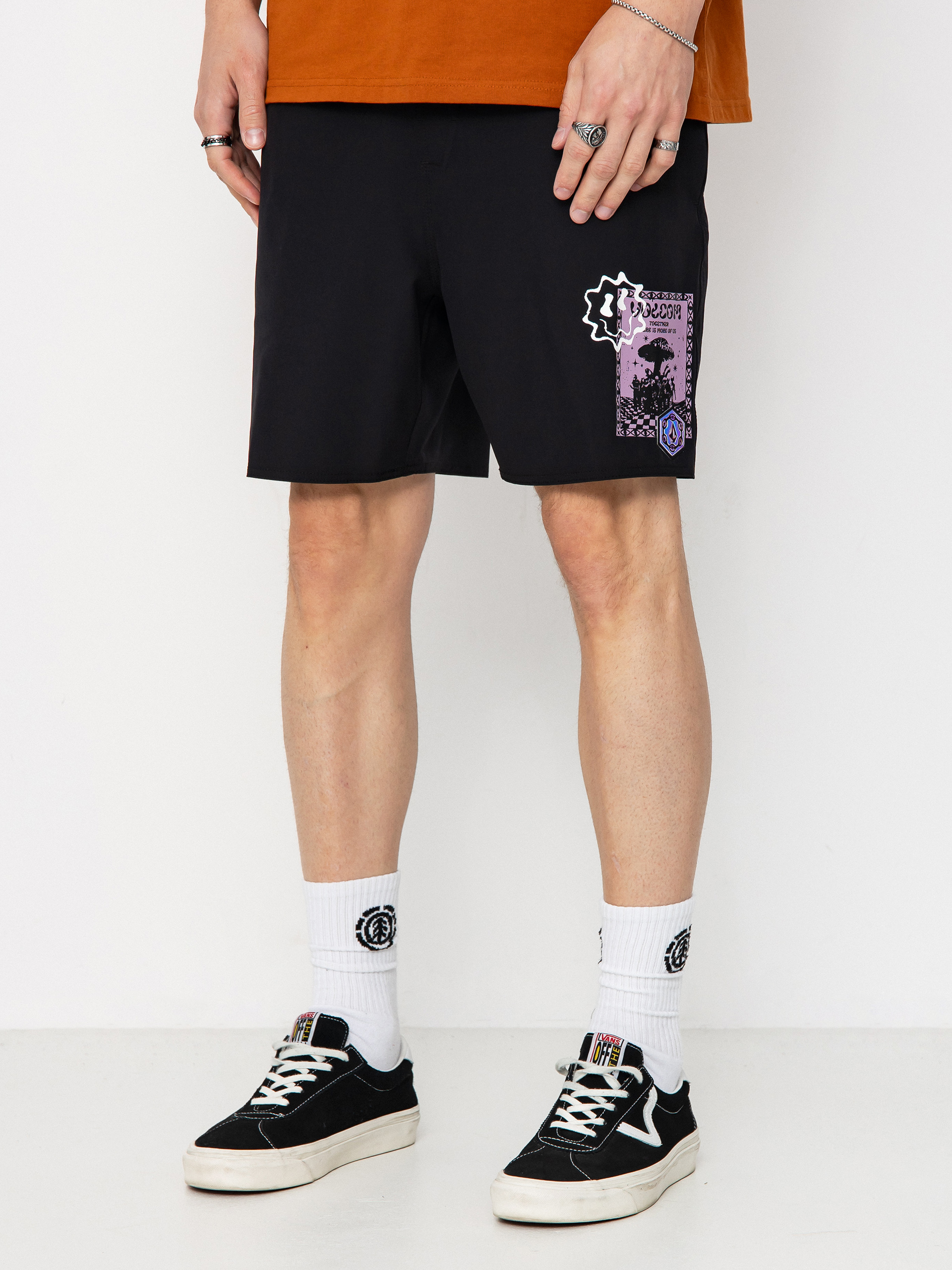 Pantaloni scurți Volcom Fa F Rygalski Trunk 17 (black)