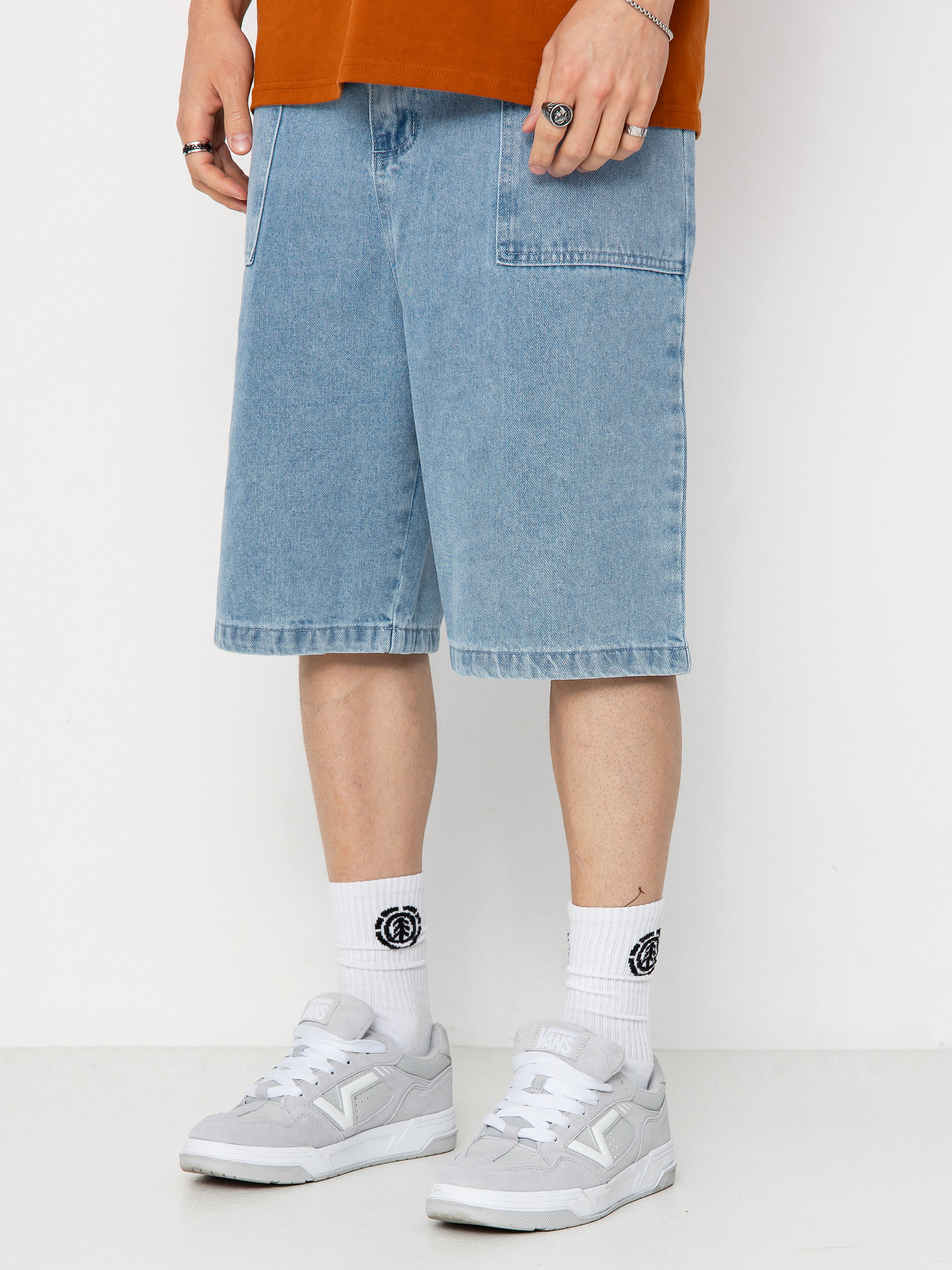 Pantaloni scuru021bi Poetic Collective Painter (light blue denim)