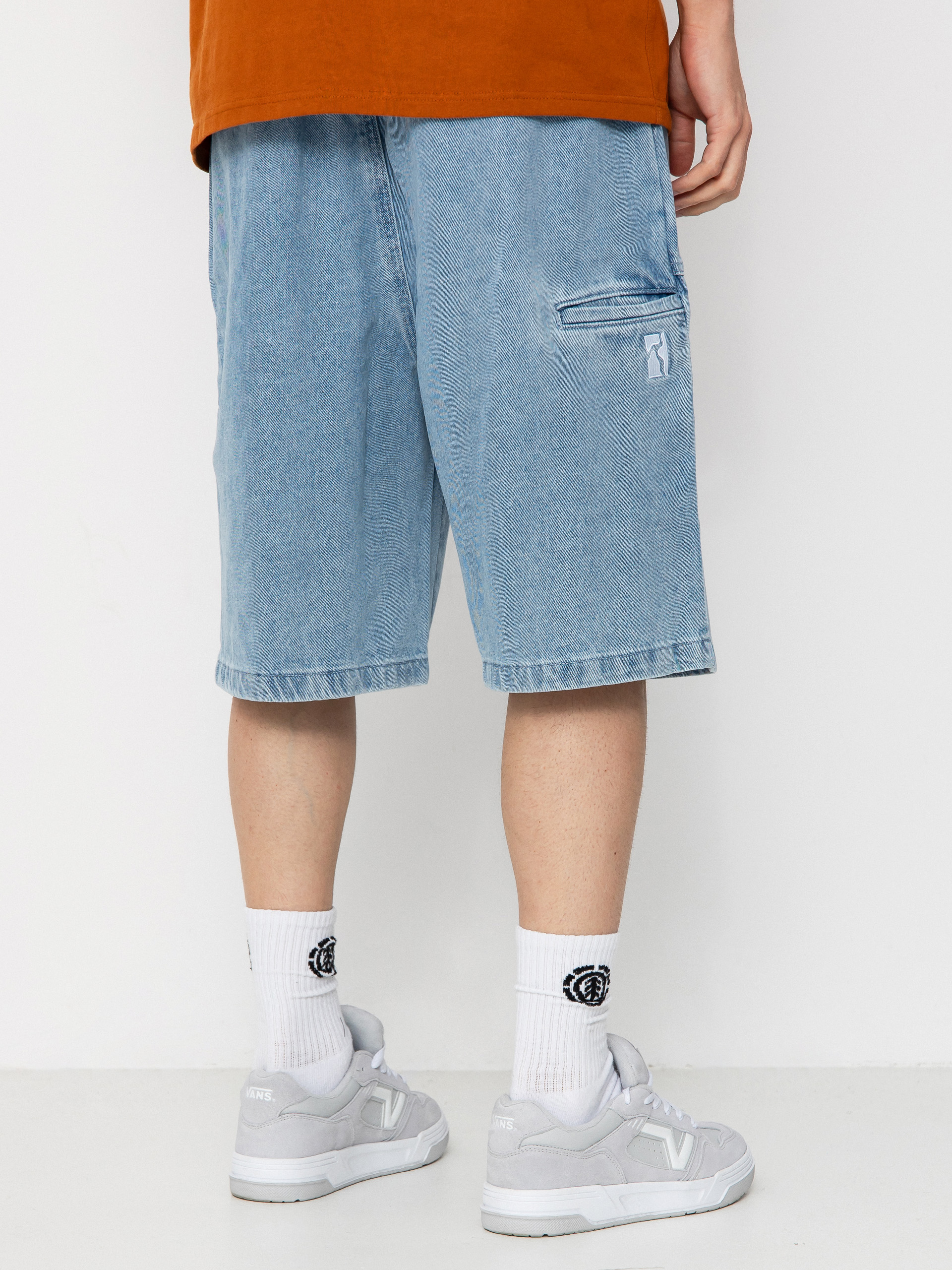 Pantaloni scurți Poetic Collective Painter (light blue denim)