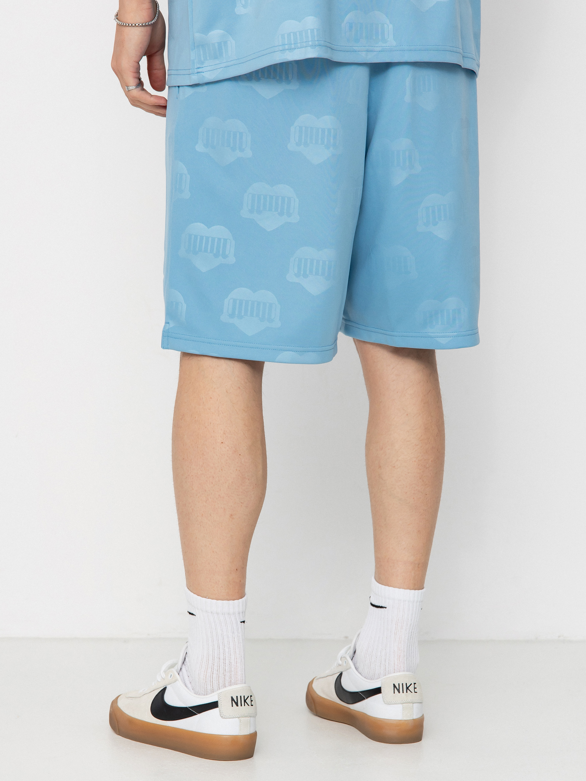 Pantaloni scurți Carhartt WIP Hartts Football (heart train jacquard/bluebird)