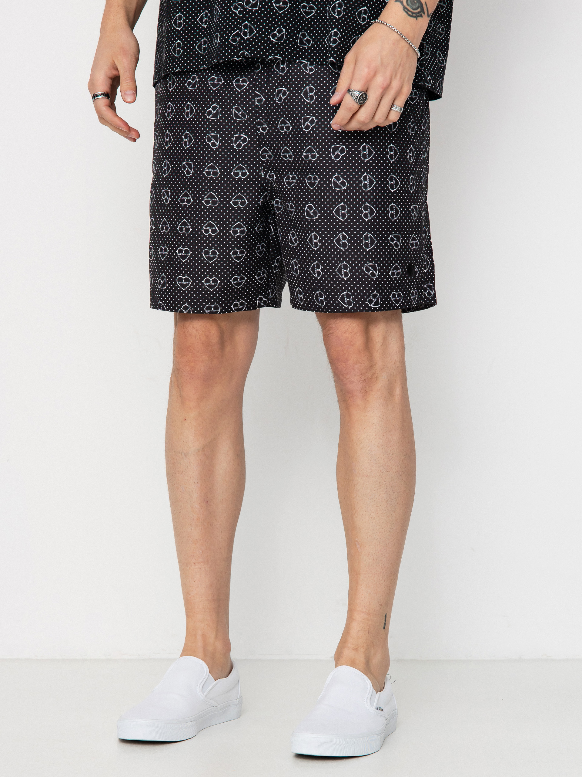 Pantaloni scurți Carhartt WIP Chase Swim (furoshiki print/black)