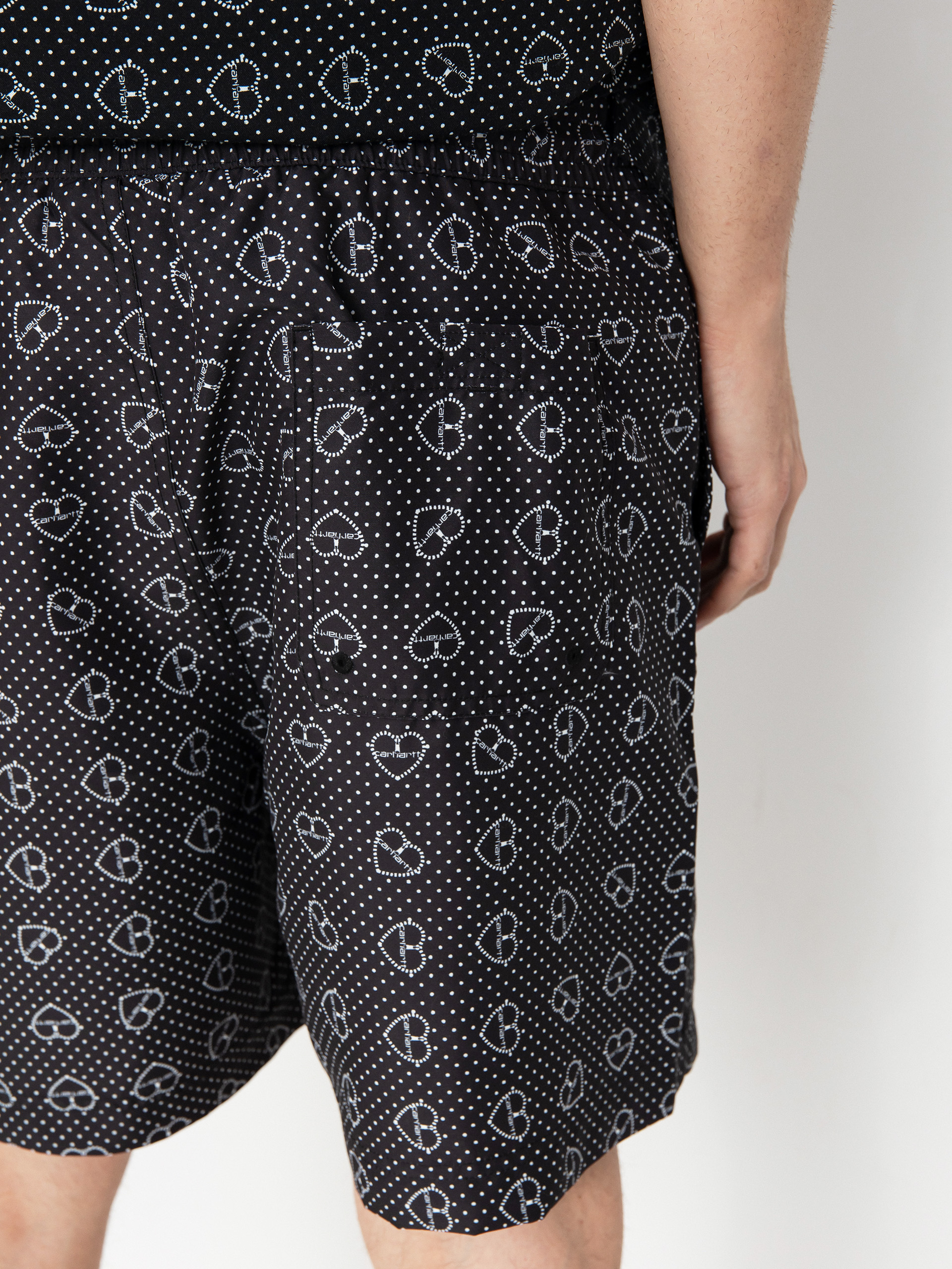 Pantaloni scurți Carhartt WIP Chase Swim (furoshiki print/black)