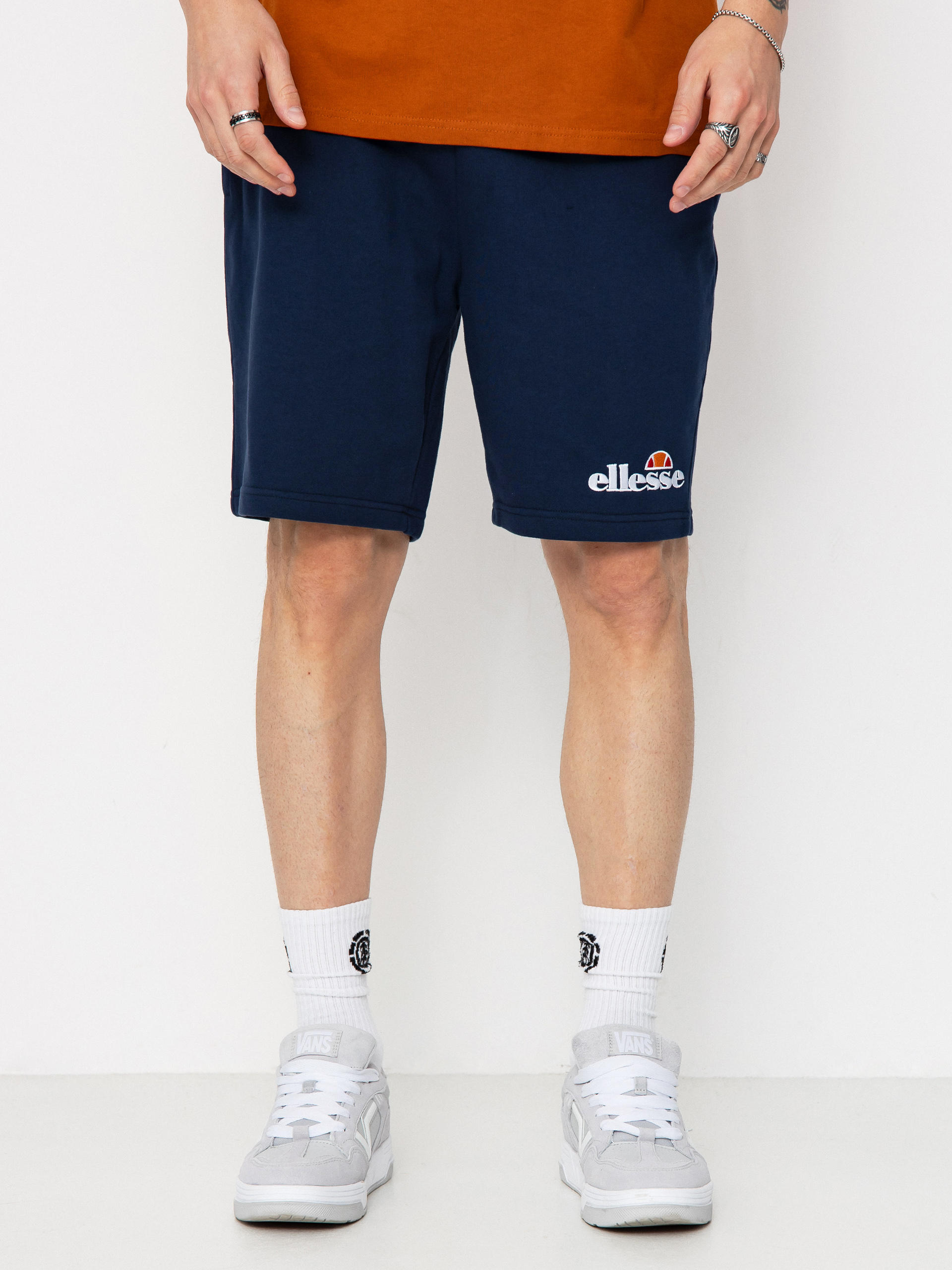 Pantaloni scuru021bi Ellesse Silvan Fleece (navy)