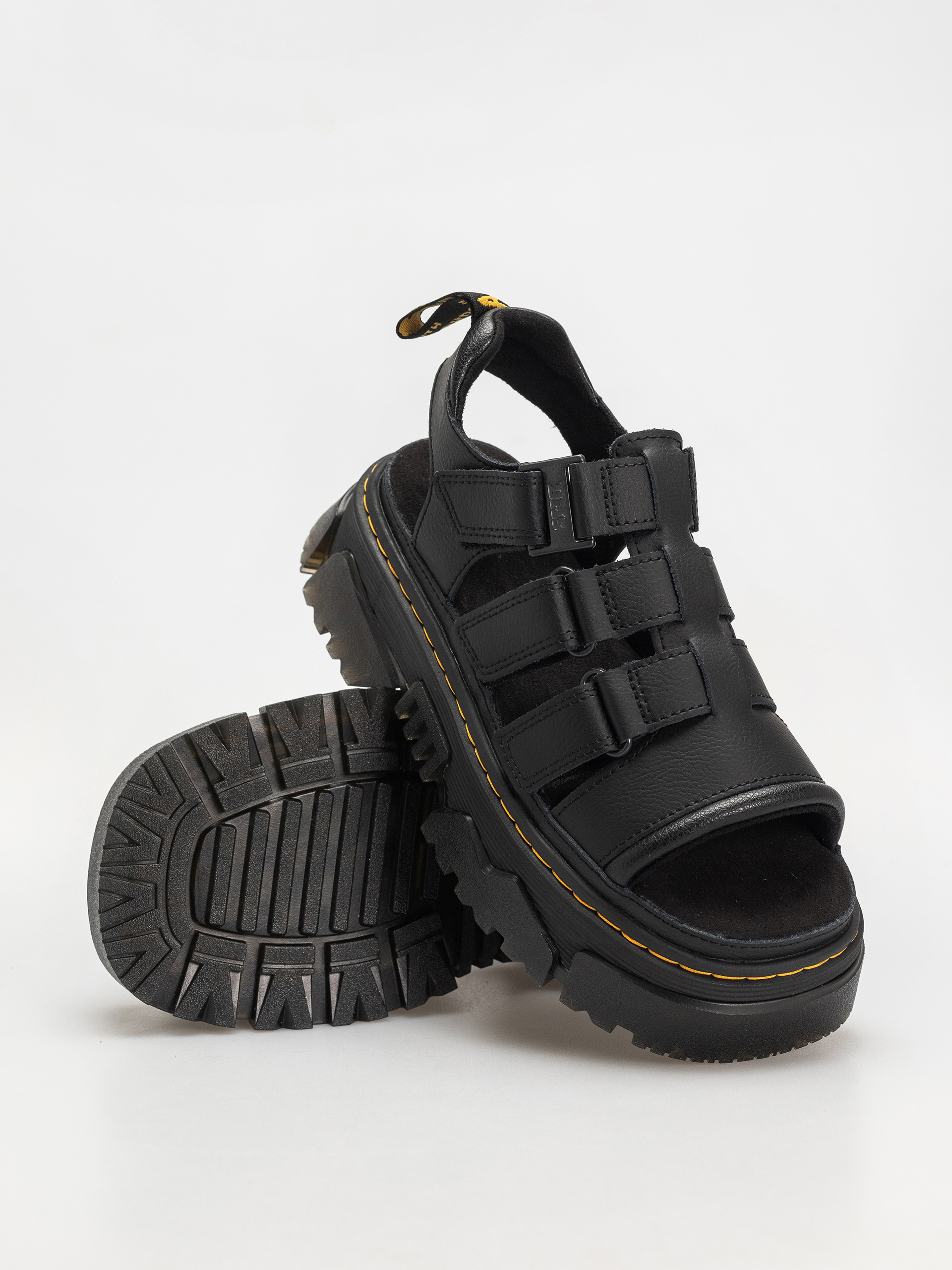 Sandale Dr. Martens Mattison 3 Strap Wmn - negru (black athena)