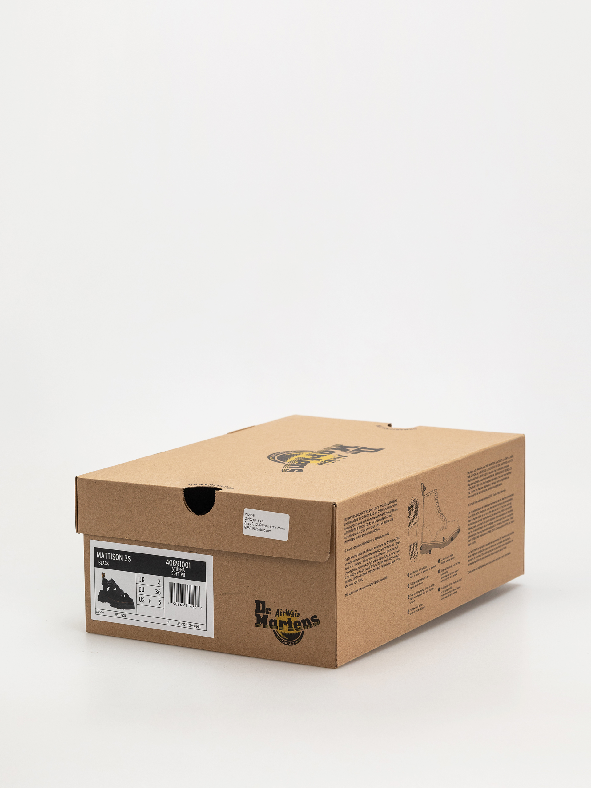 Sandale Dr. Martens Mattison 3 Strap Wmn (black athena)