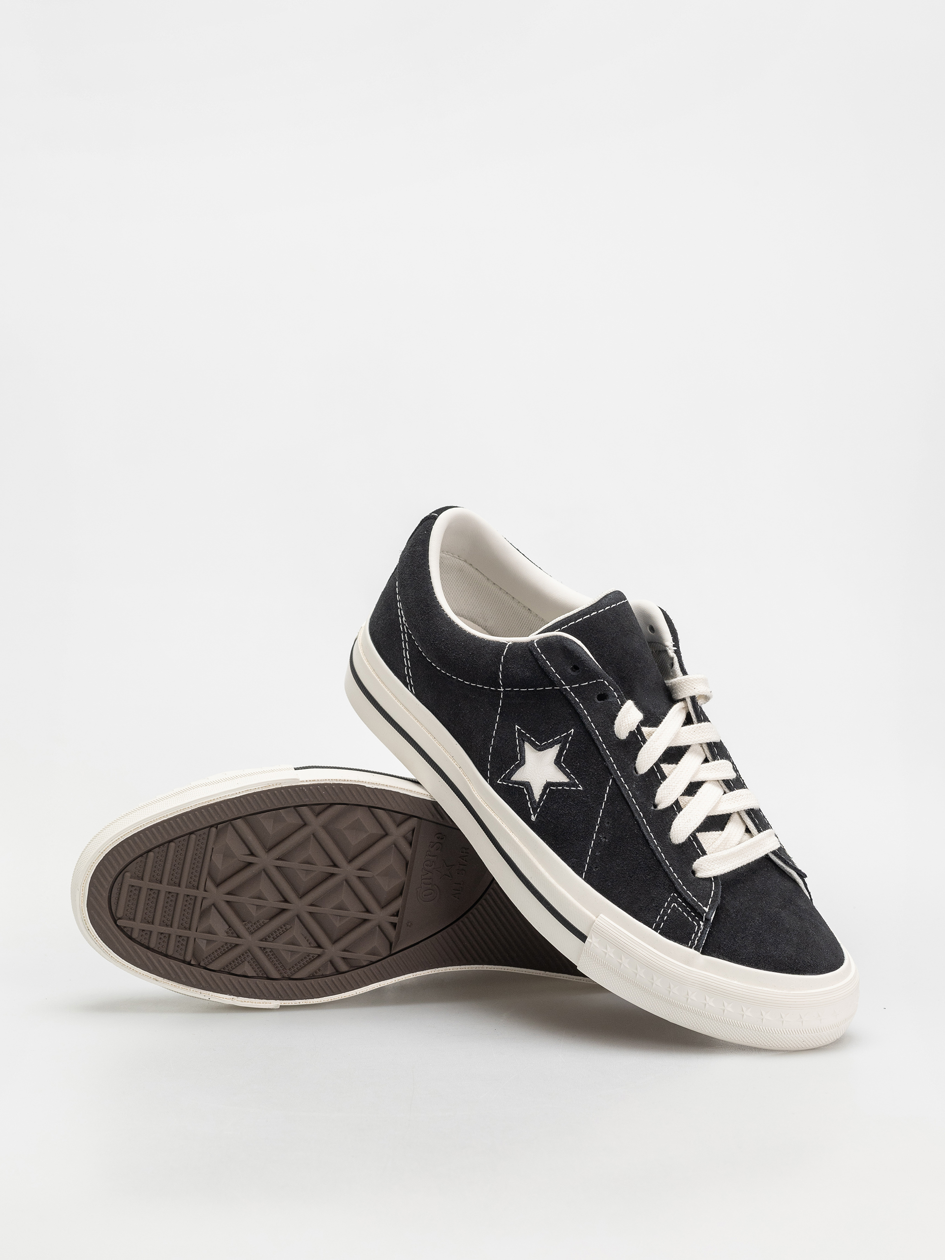 Pantofi Converse One Star 95 - negru (black/vintage white)