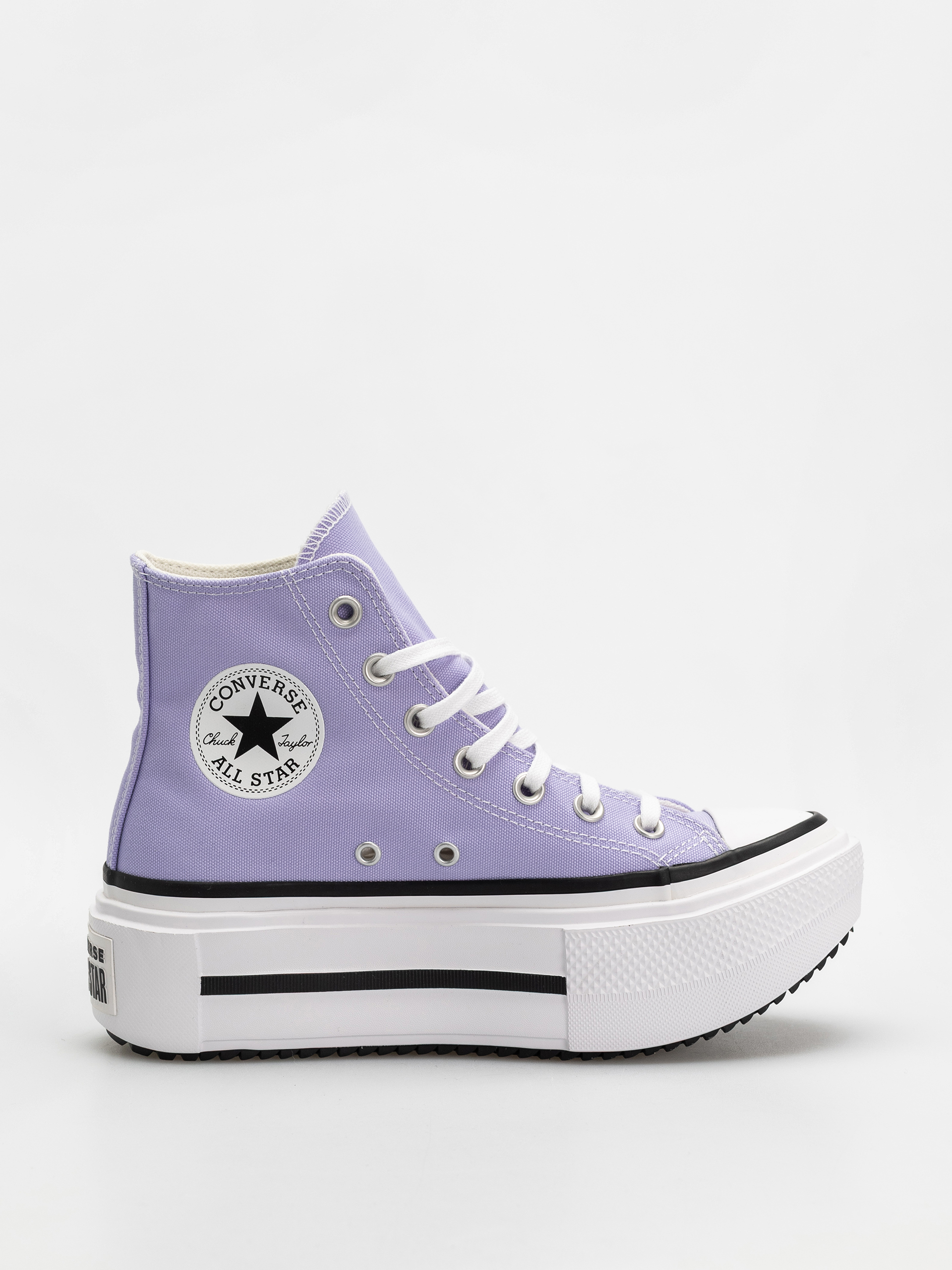 Teniși Converse Chuck Taylor All Star Lift Double Stack Hi (violet heat/egret/black)