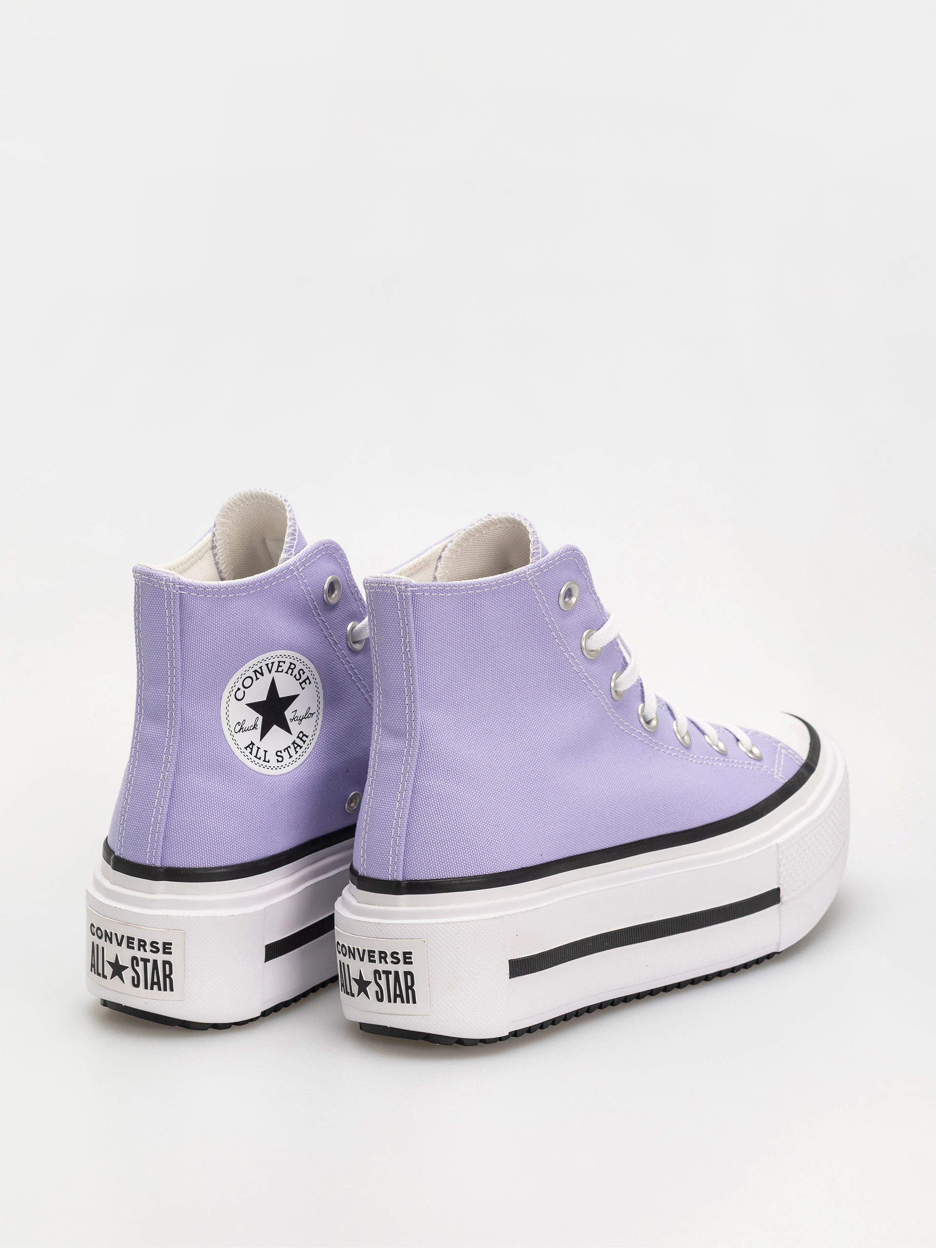 Teniși Converse Chuck Taylor All Star Lift Double Stack Hi (violet heat/egret/black)