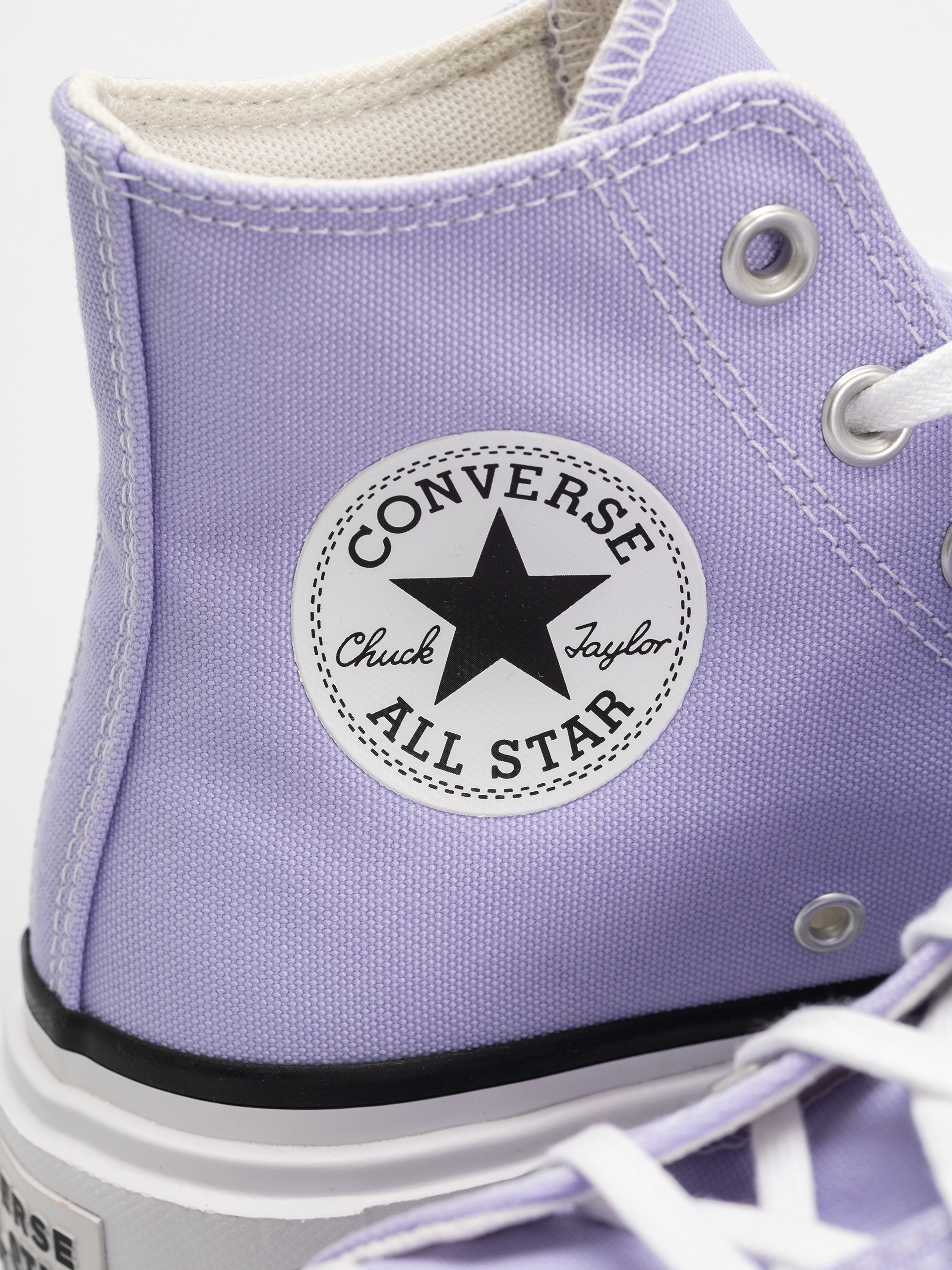 Teniși Converse Chuck Taylor All Star Lift Double Stack Hi (violet heat/egret/black)