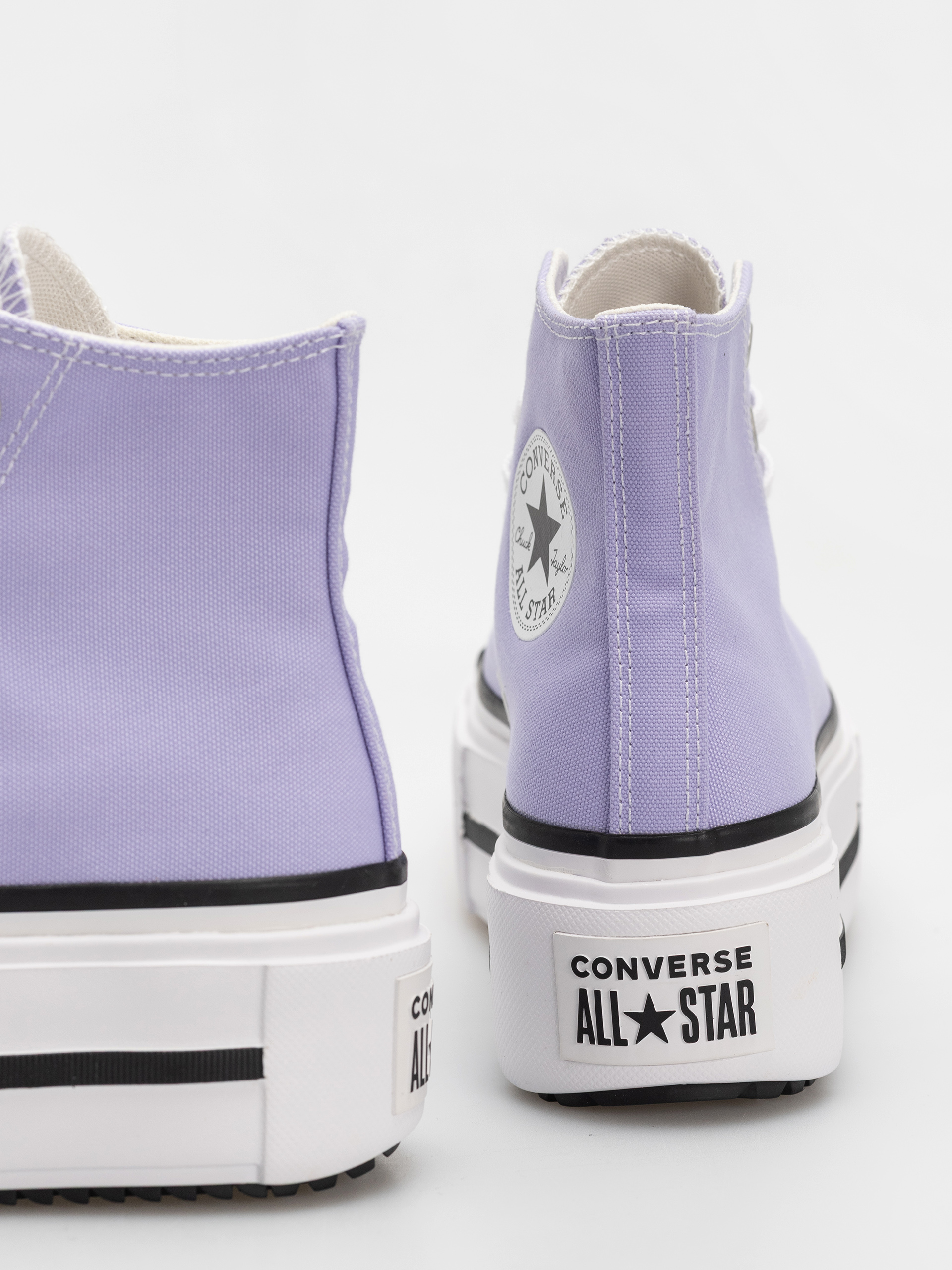Teniși Converse Chuck Taylor All Star Lift Double Stack Hi (violet heat/egret/black)