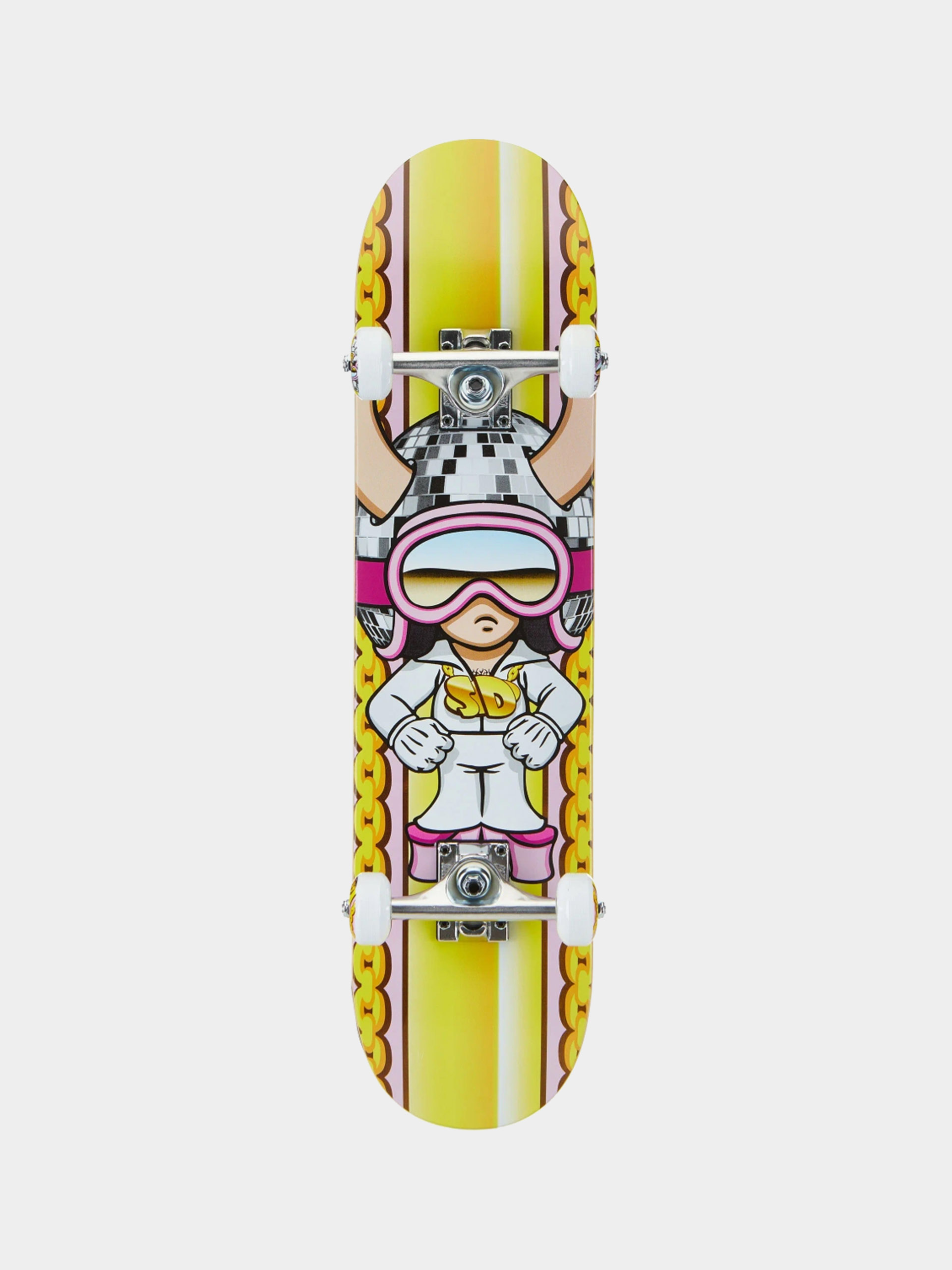 Skateboard Speed Demons Disco (yellow/pink)
