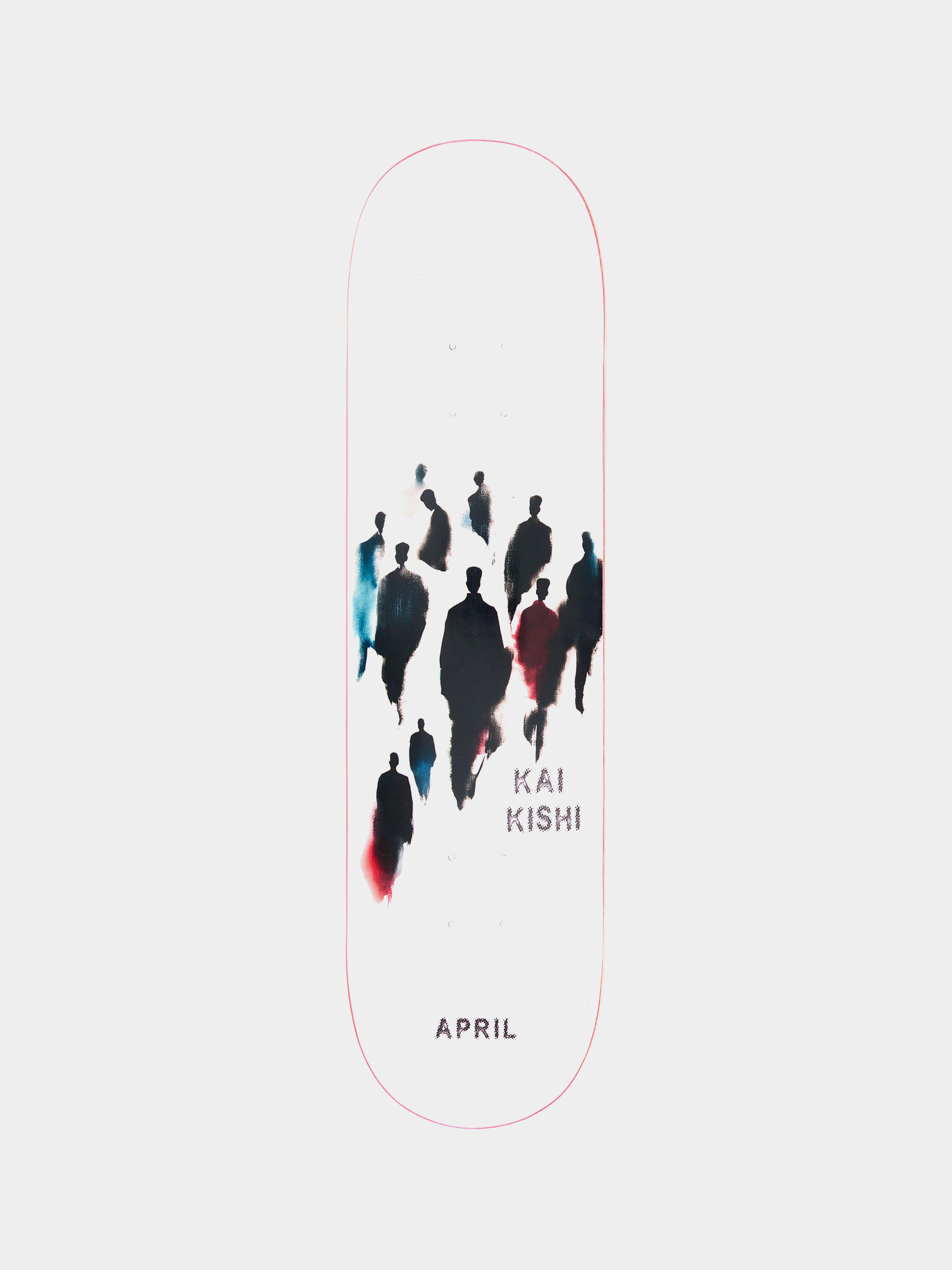 Placă April Skateboards Kai Figures (white)