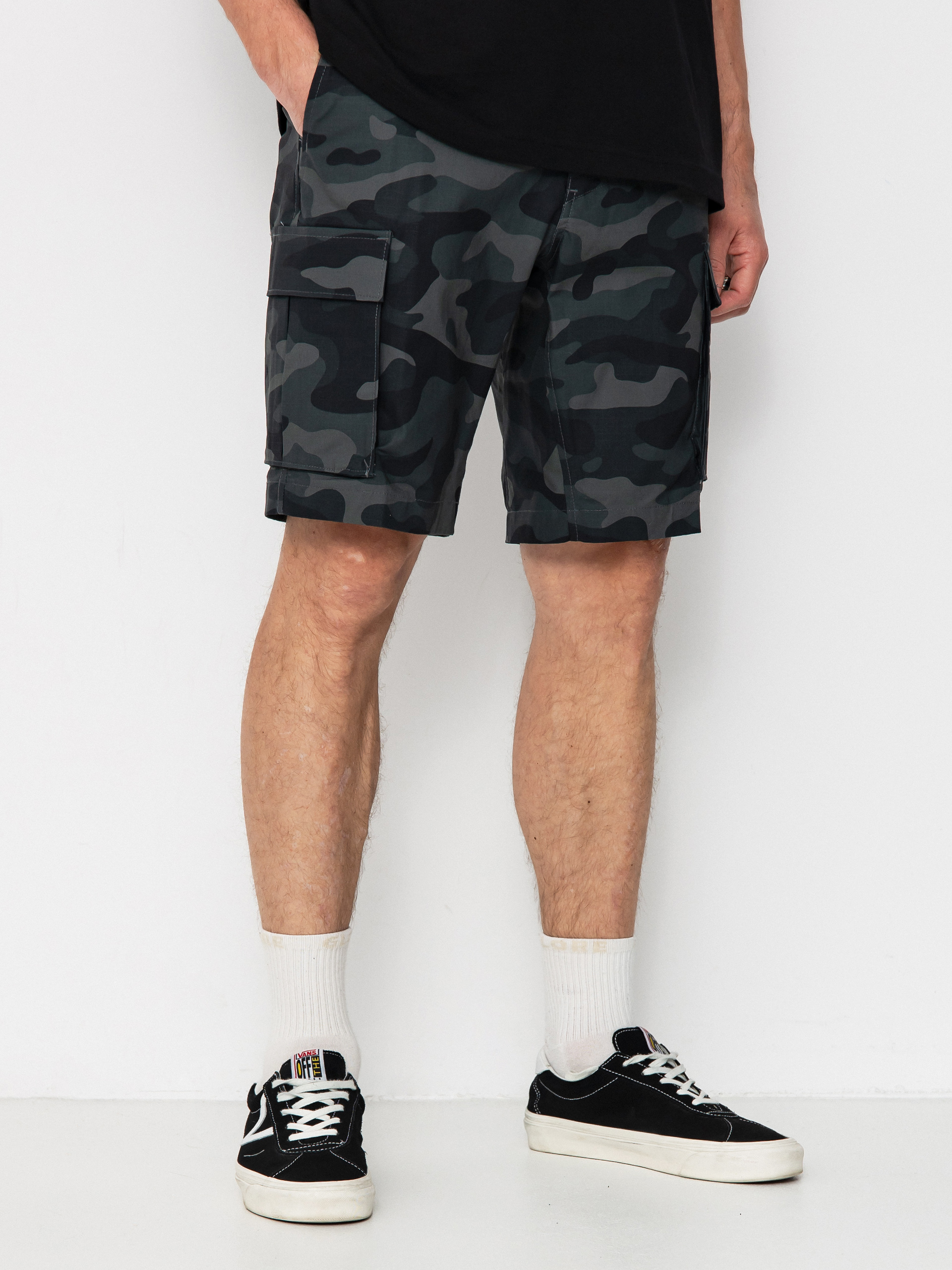 Pantaloni scurți Fox Slambozo Camo 3.0 (black camo)