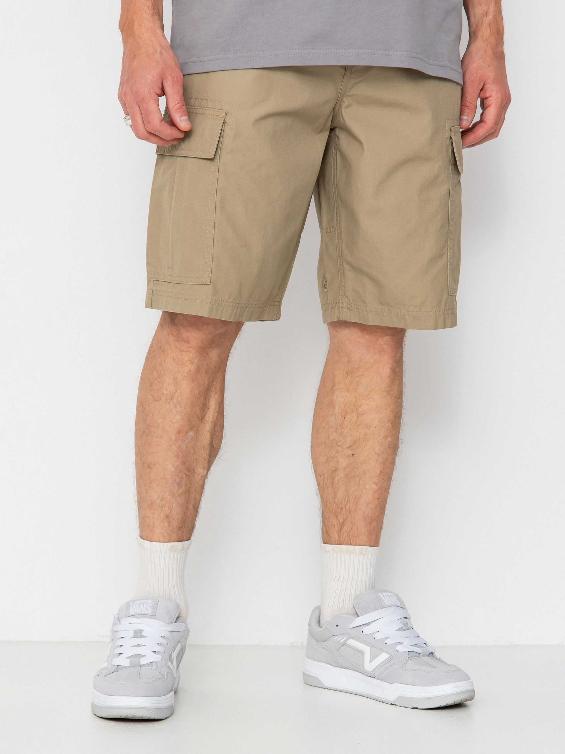 Pantaloni scurți Volcom Strange Tripper Cargo 22 (khaki)
