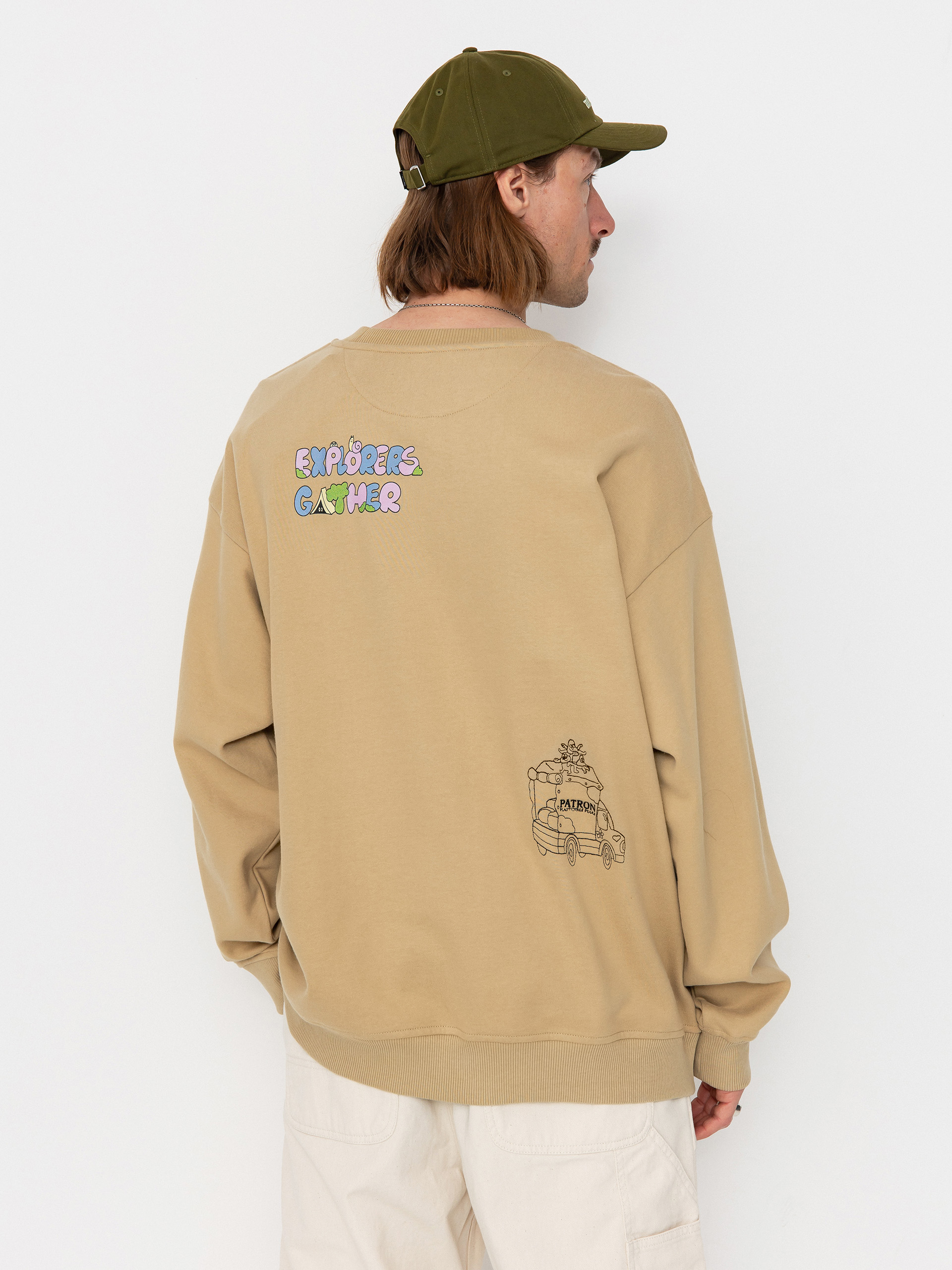 Hanorac The North Face Mountain Cleanup Oversized (khaki stone)