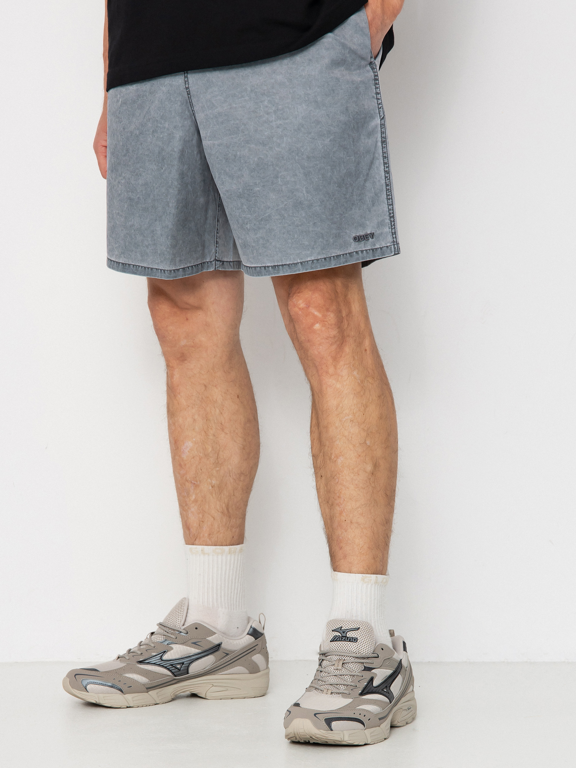 Pantaloni scurți OBEY Easy Pigment Cotton Nylon