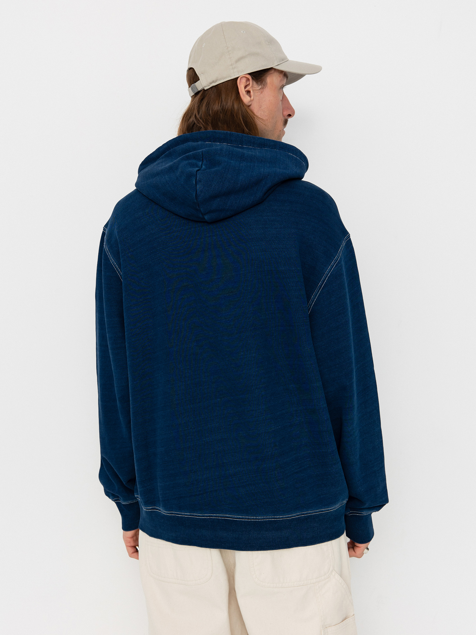 Hanorac cu glugă Carhartt WIP Ingo HD (dark blue)