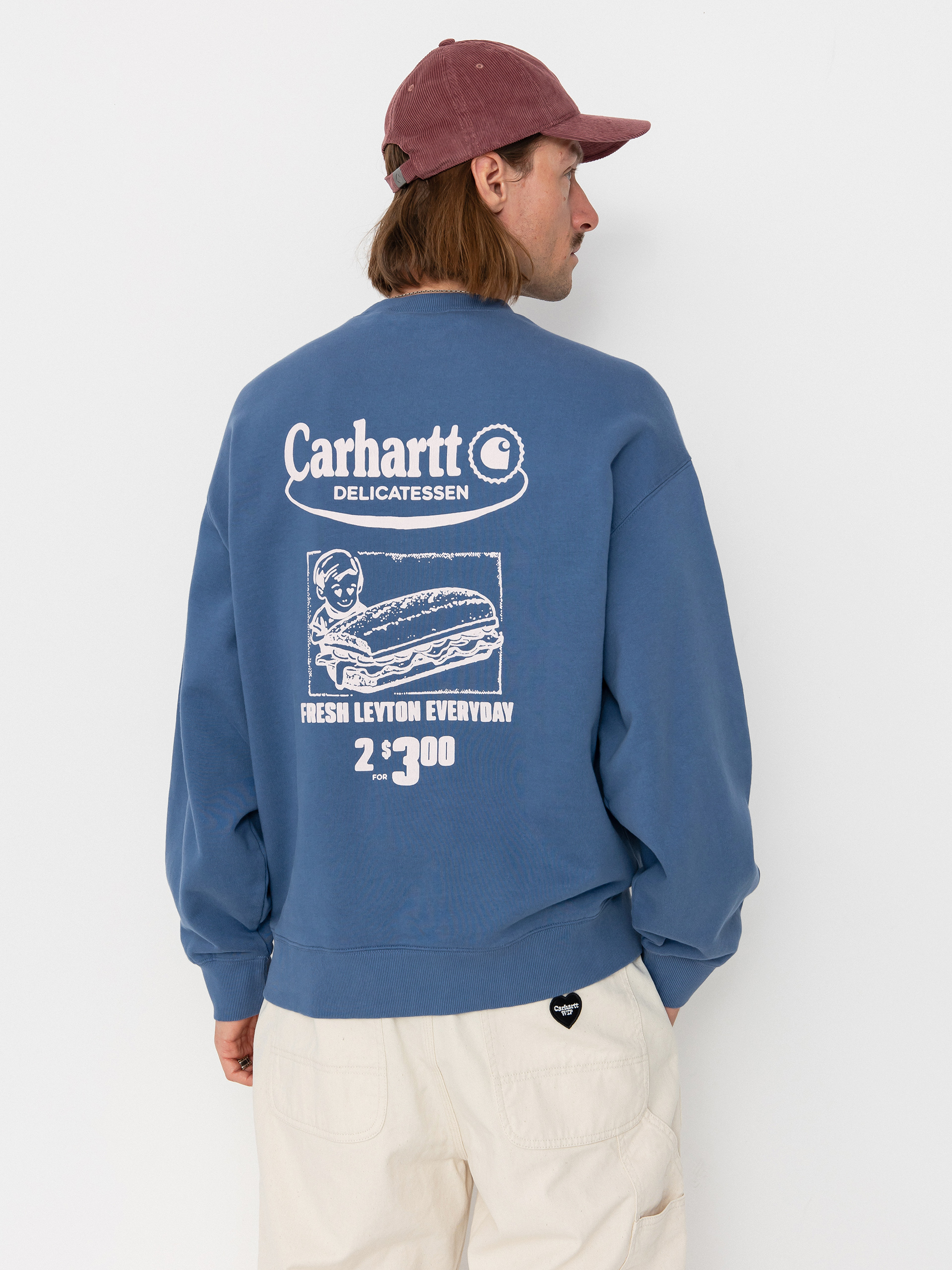 Hanorac Carhartt WIP Catalogue (blue iris/air pink)