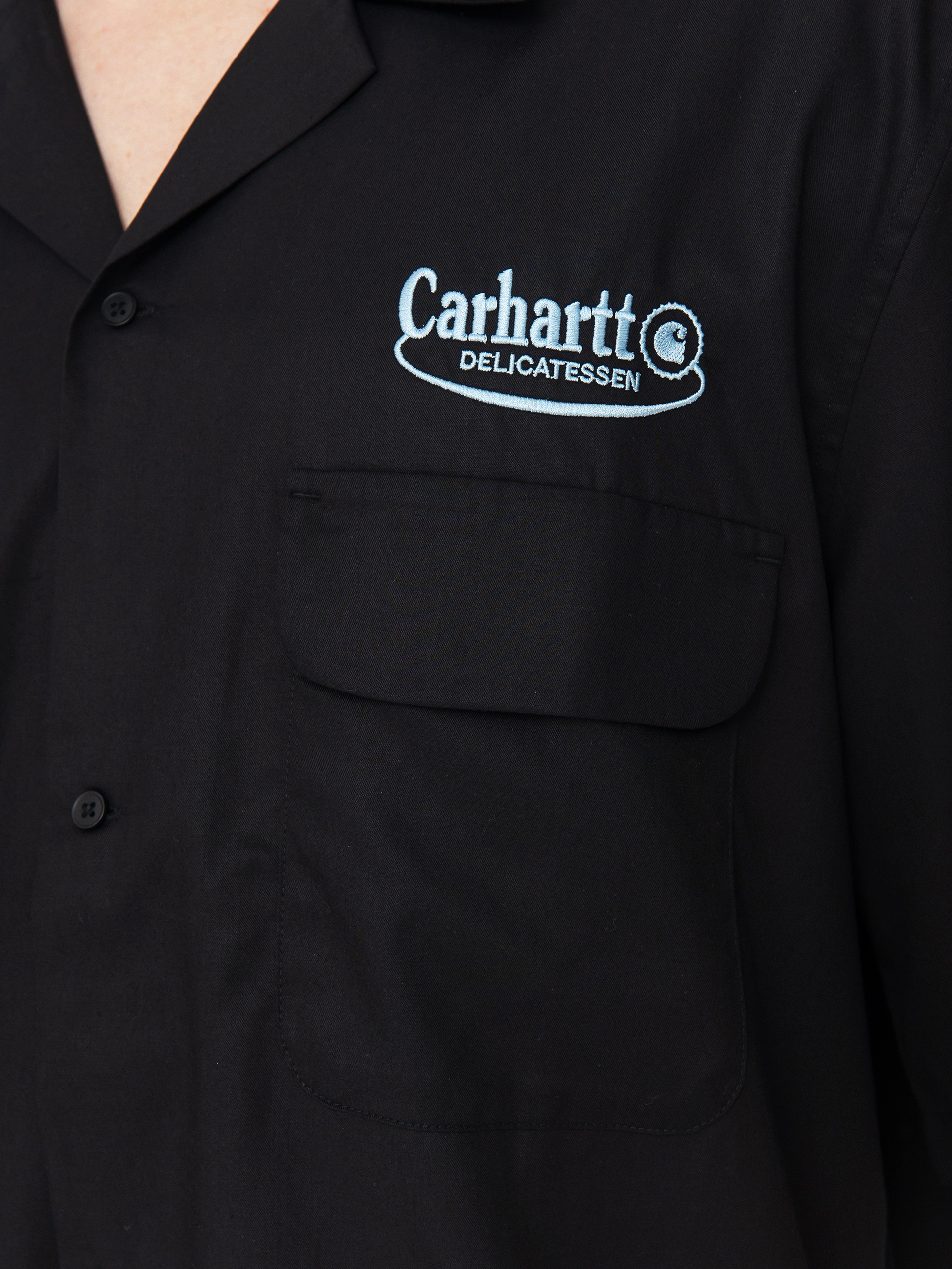 Cămașă Carhartt WIP Deli (black/bluebird)