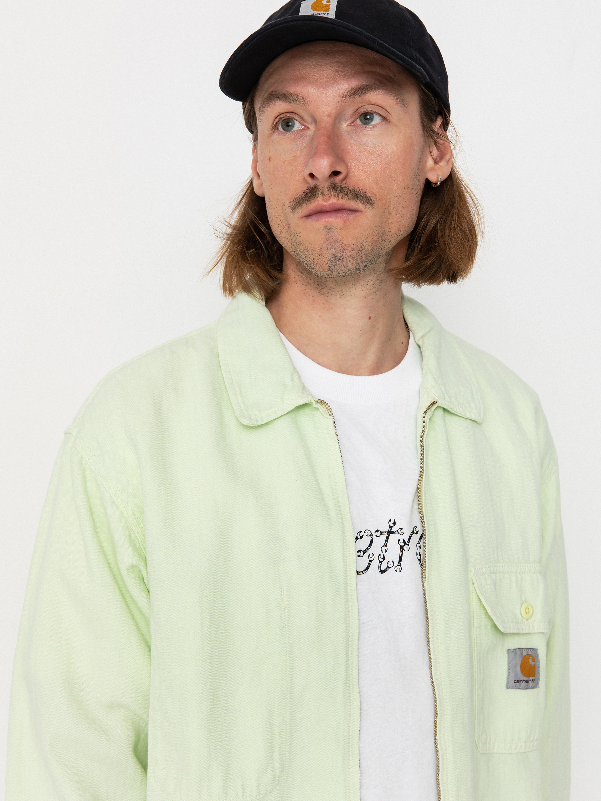 Geacă Carhartt WIP Rainer (air green)