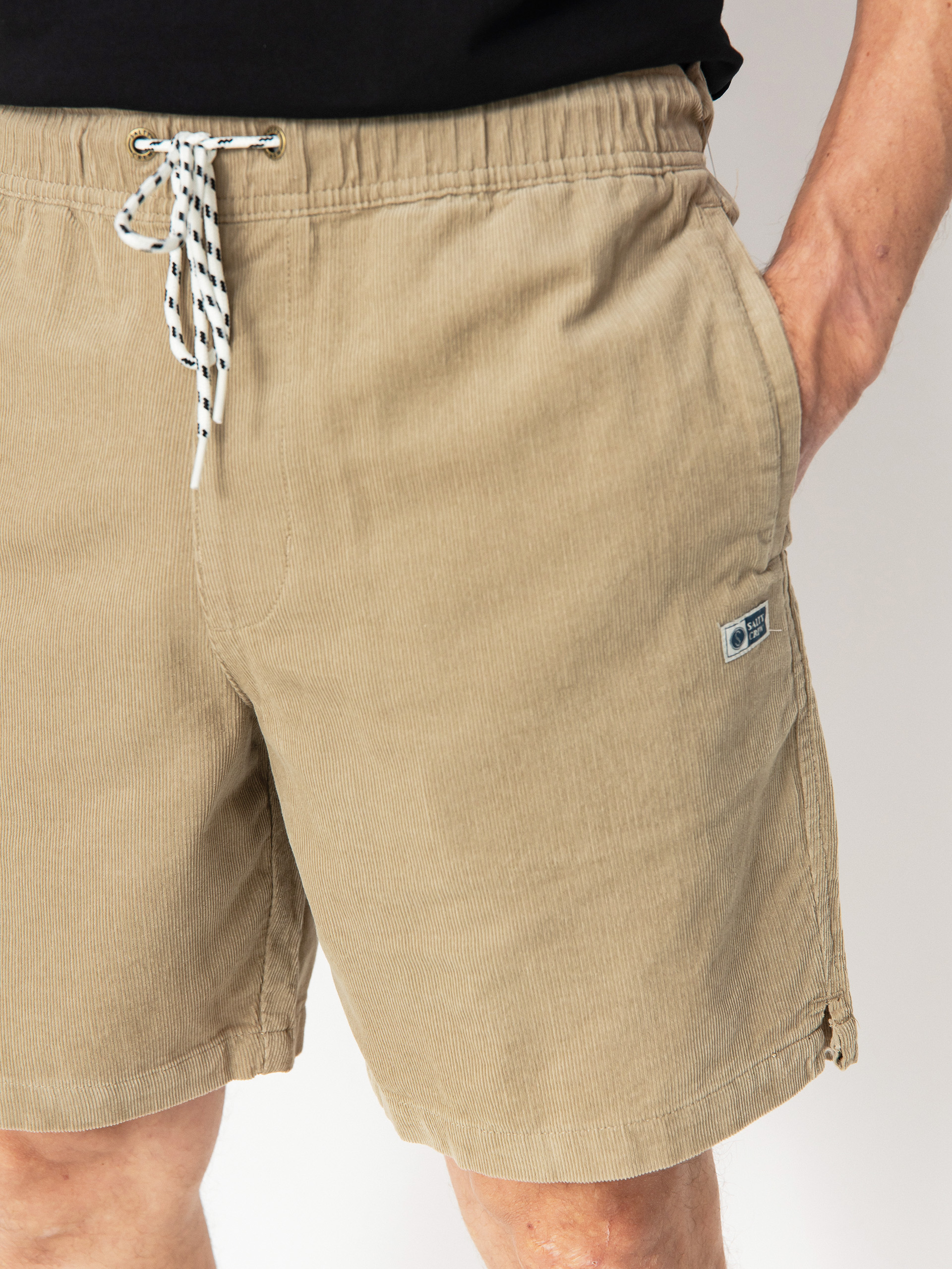 Pantaloni scurți Salty Crew Kahuna Cord 19 (khaki)