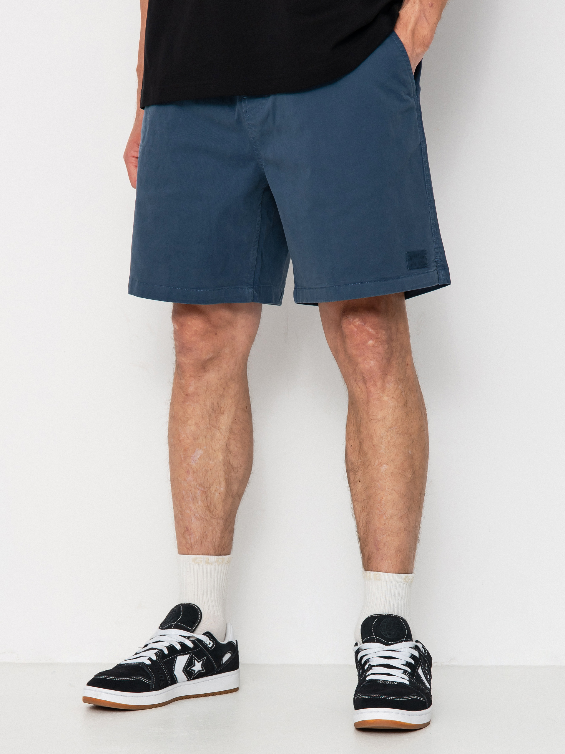 Pantaloni scurți Brixton Everyday Vintage Wash (washed denim blue)