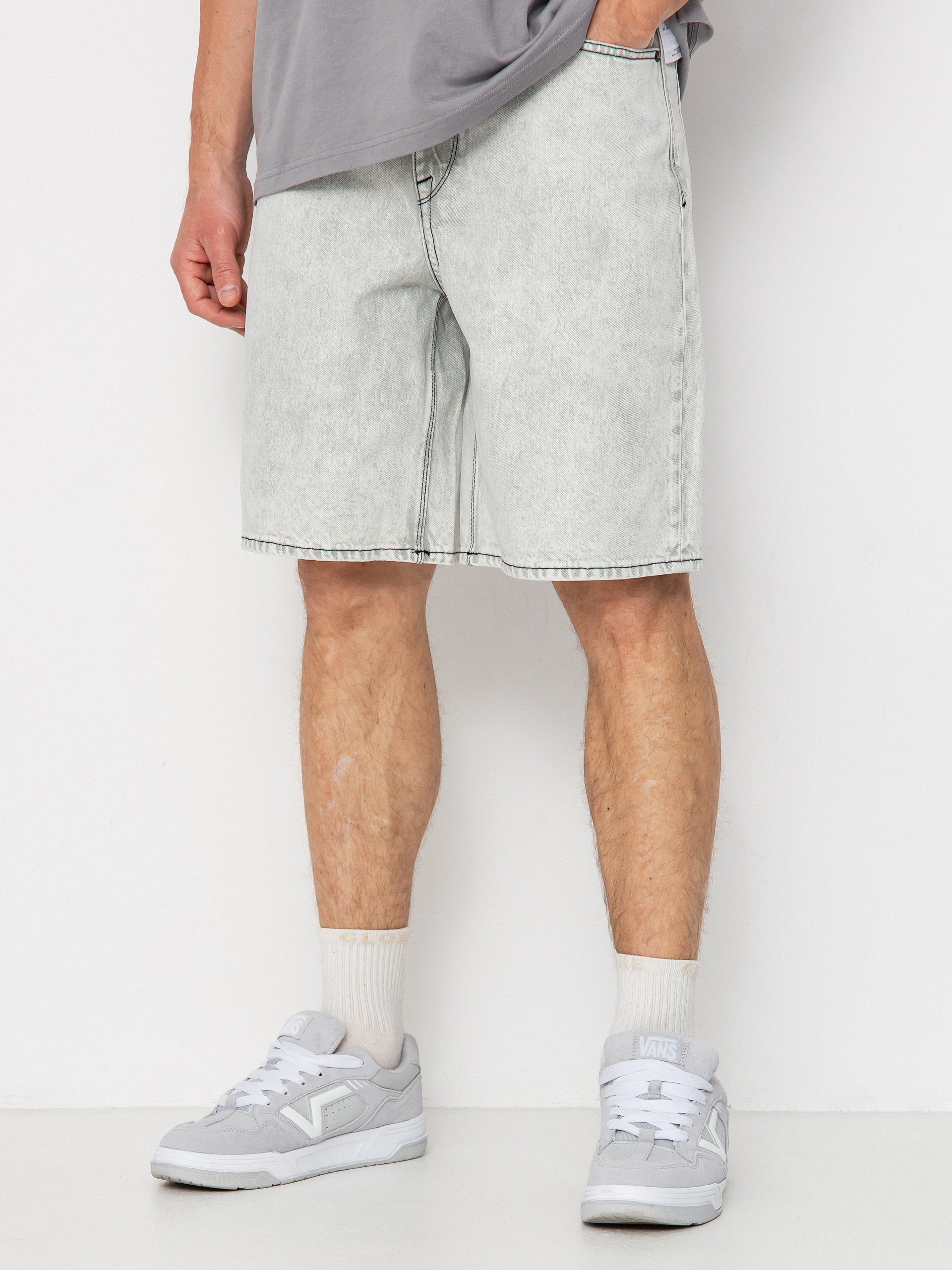 Pantaloni scurți Volcom Billow (bone)