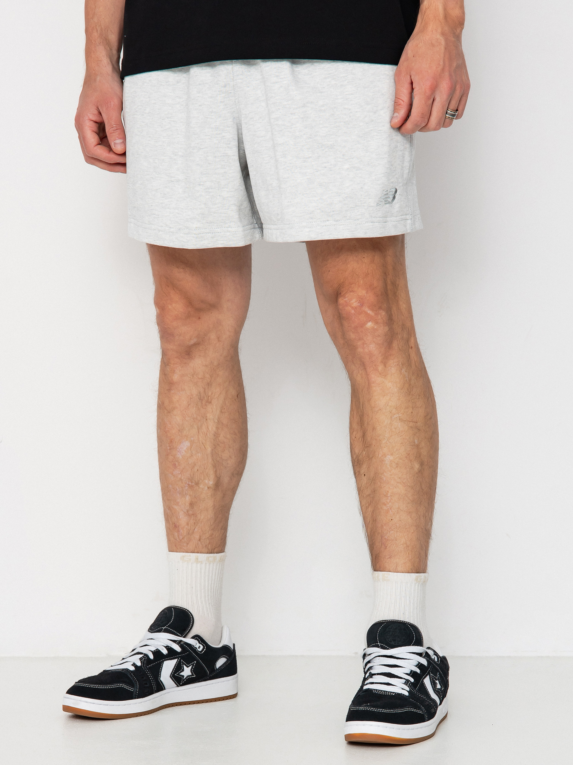 Pantaloni scurți New Balance Athletics French (ashheath)