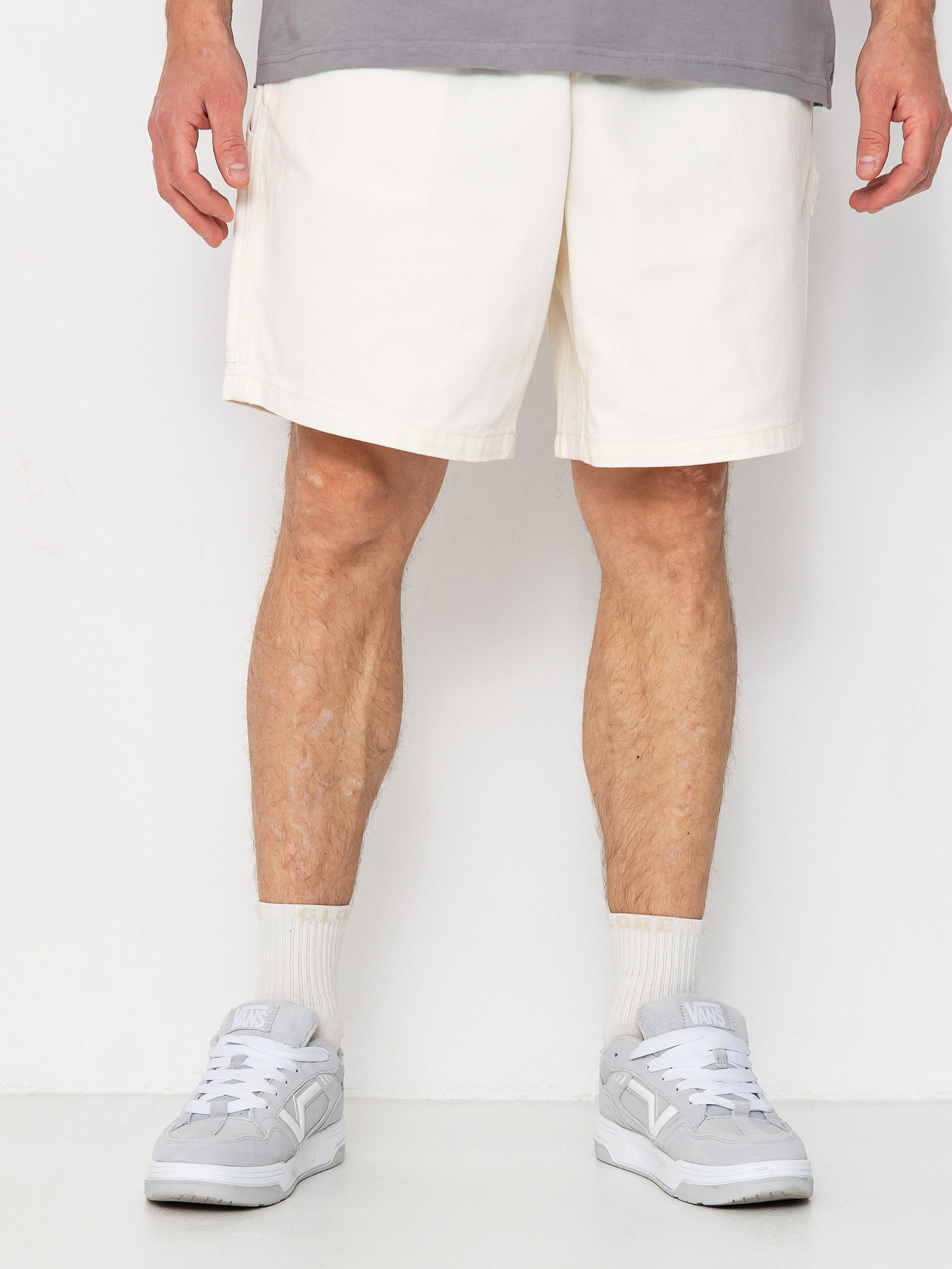 Pantaloni scurți OBEY Easy Denim Carpenter (unbleached faded wash)