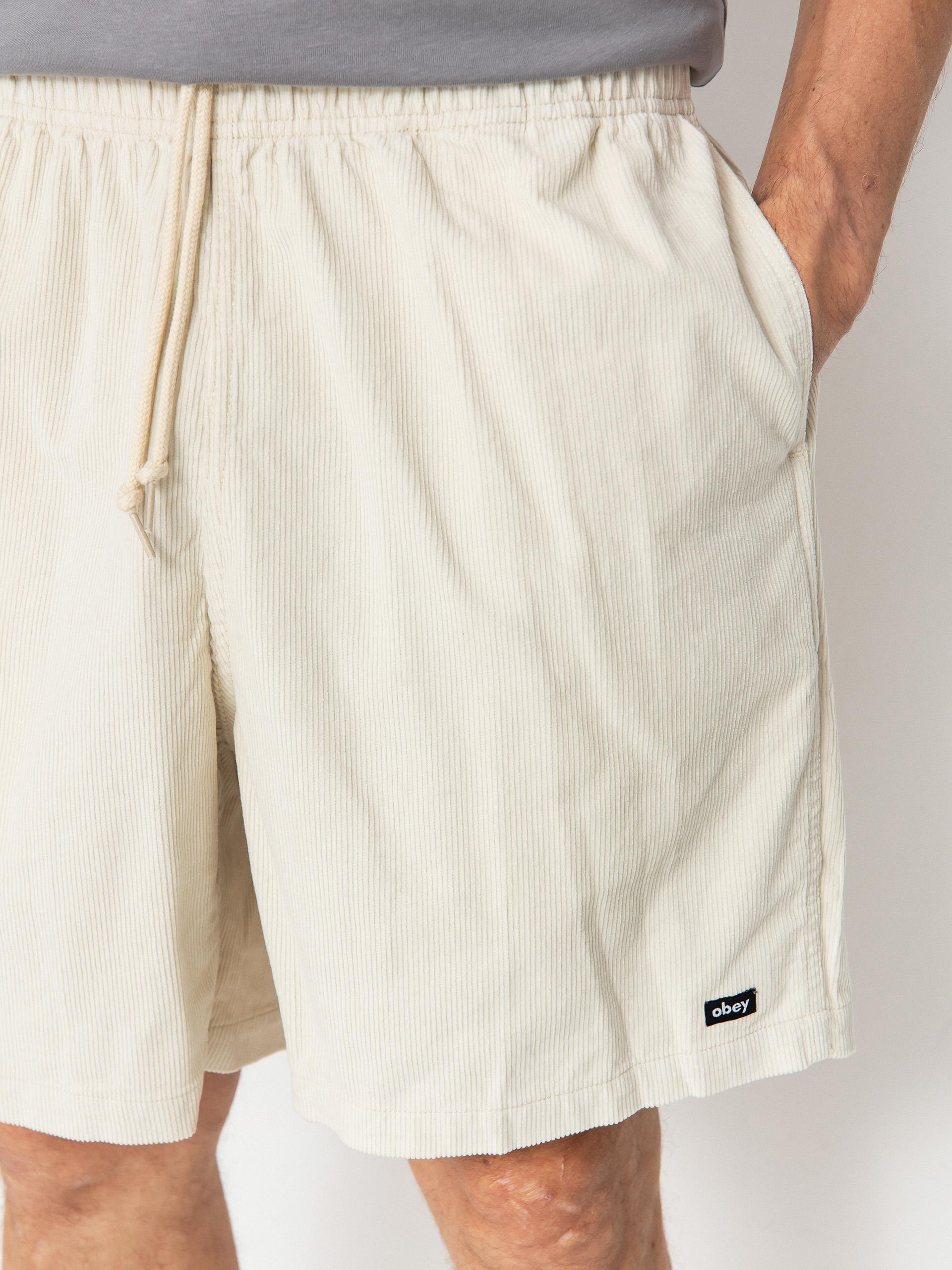 Pantaloni scurți OBEY Easy Pulp Corduroy (birch faded wash)
