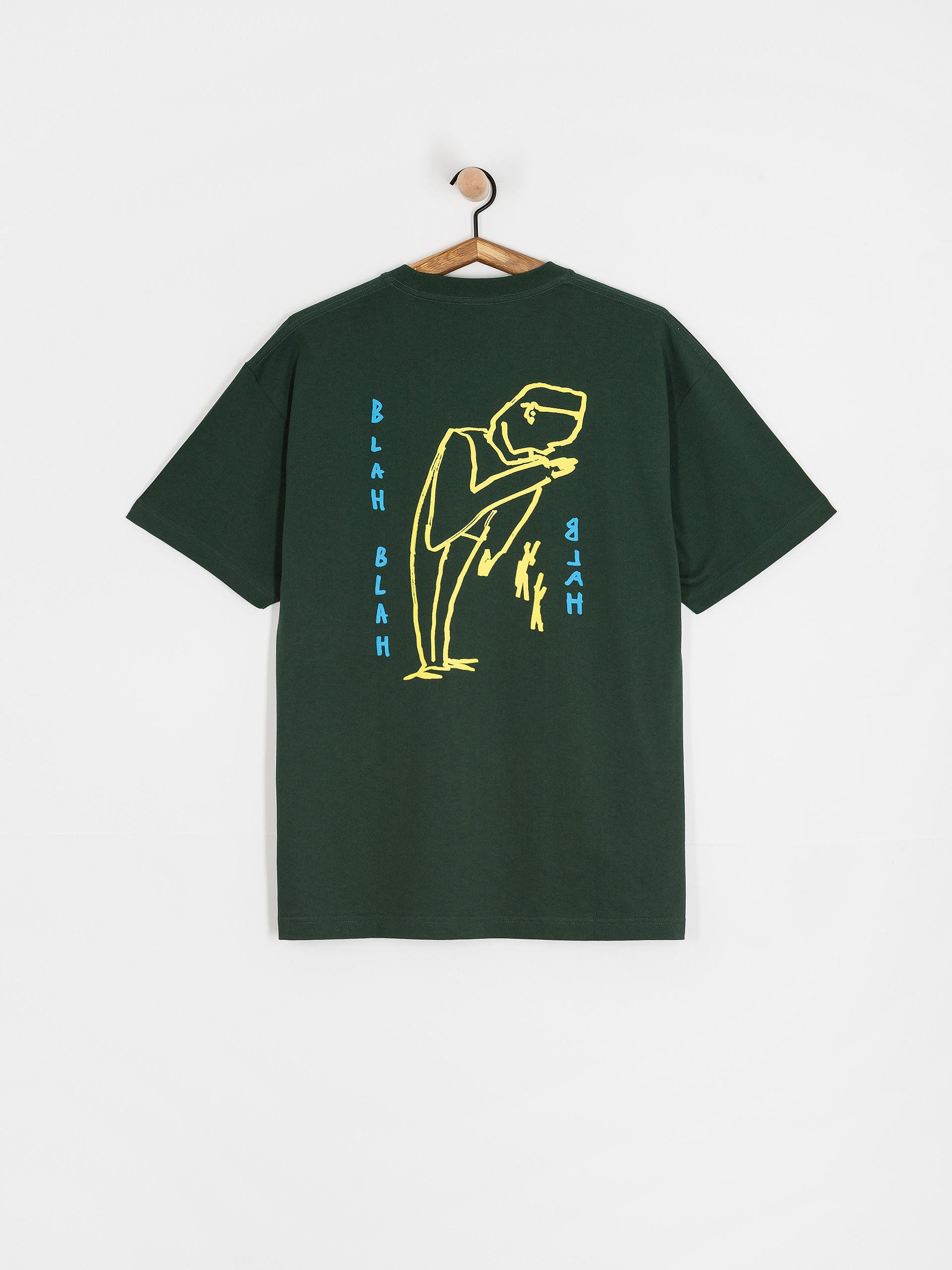 Tricou Polar Skate Blah Blah Blah (dark green)