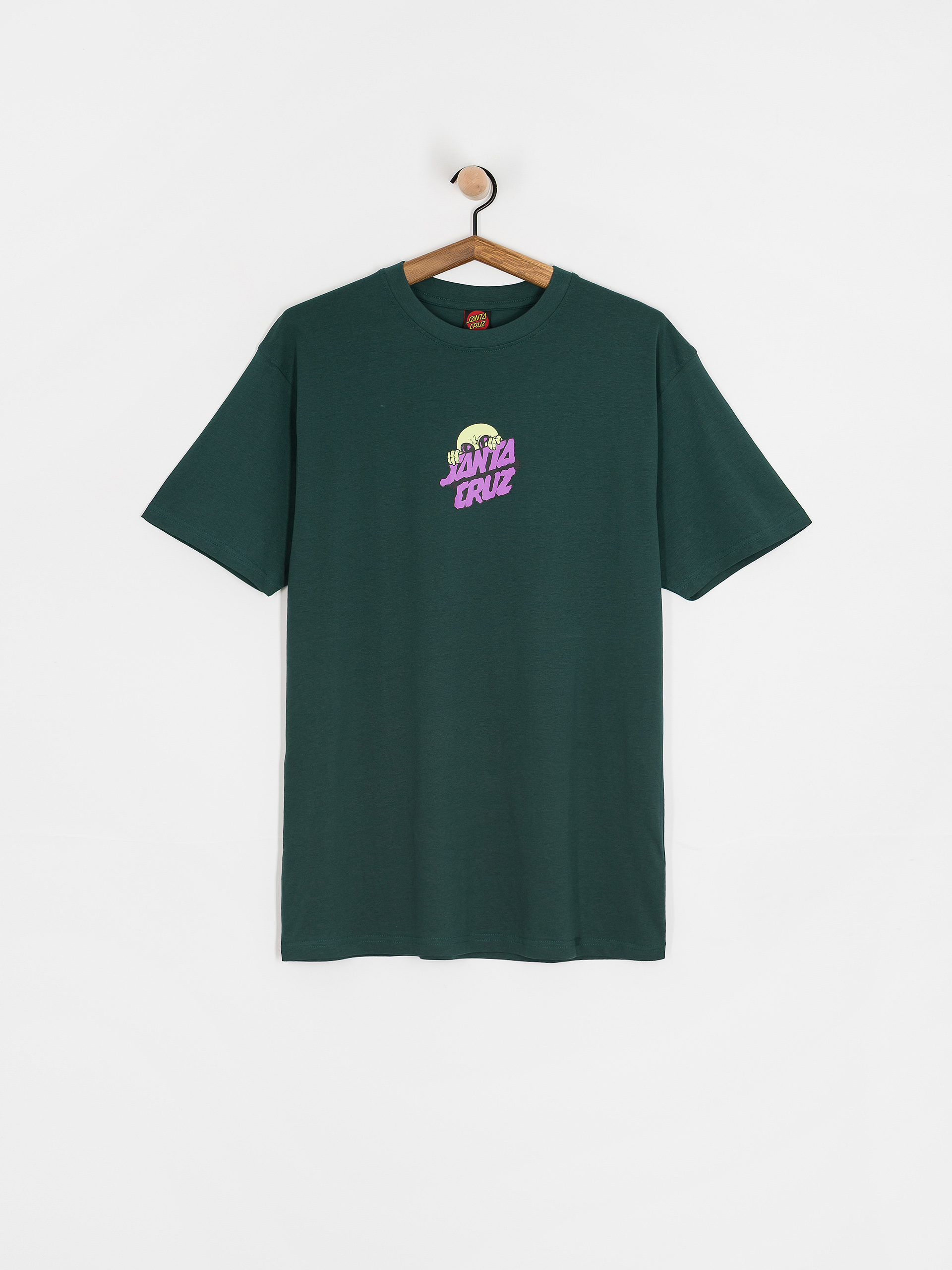 Tricou Santa Cruz Knibbs Alien Stacked Strp Frnt (cosmic teal)