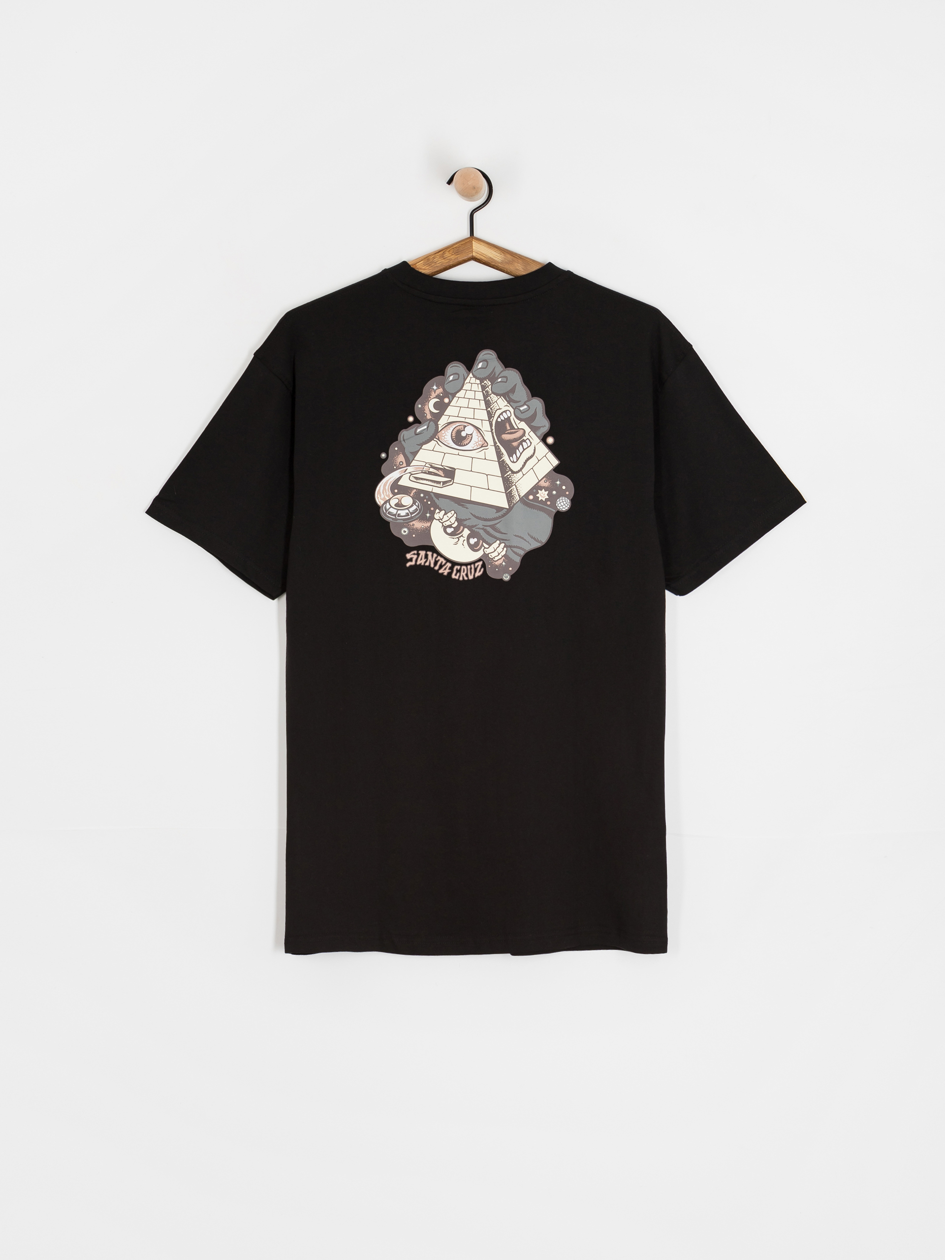 Tricou Santa Cruz Knibbs Invasion Hand Strip (black)