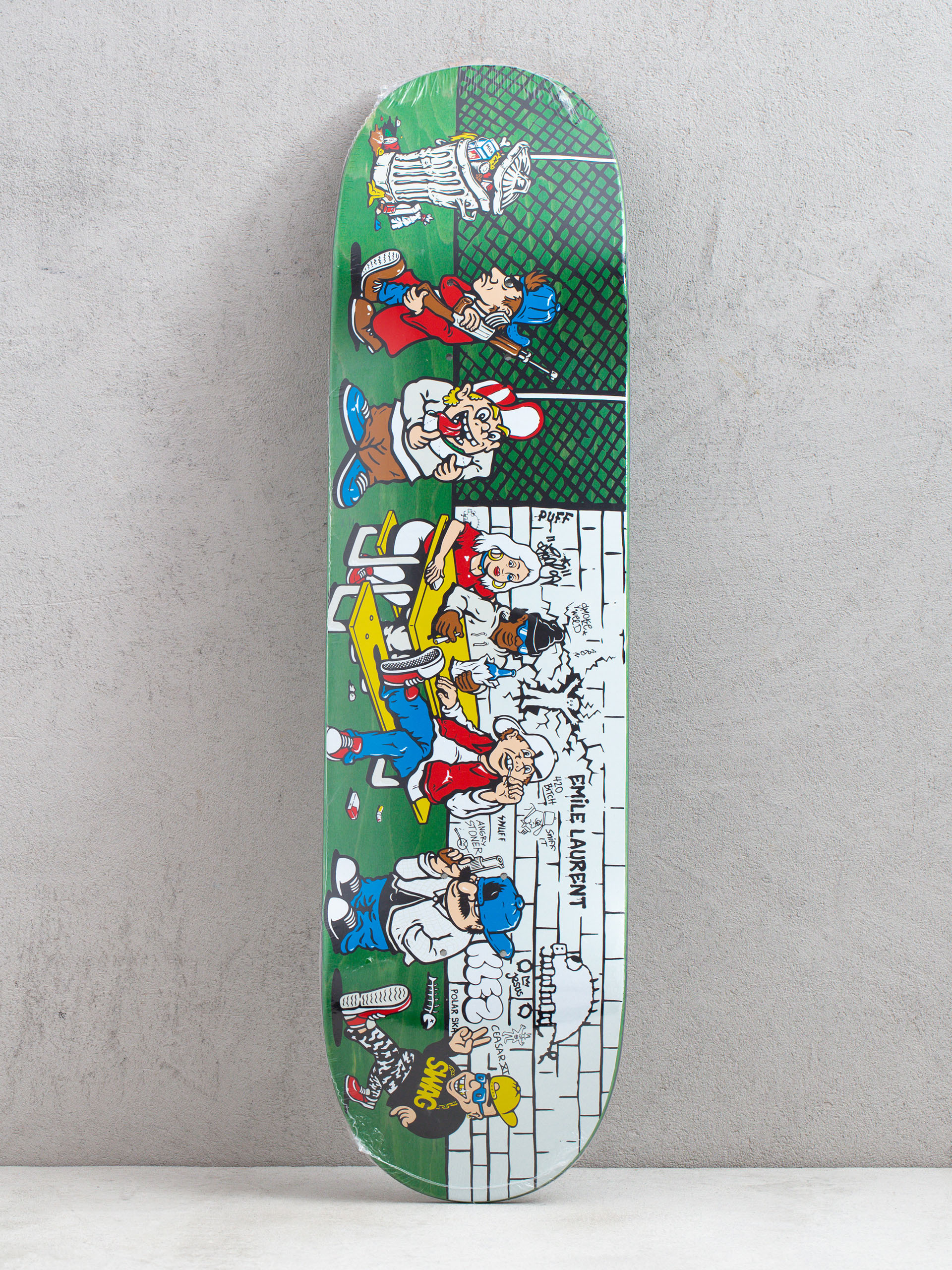 Placă Polar Skate Emile Laurent High School (green)