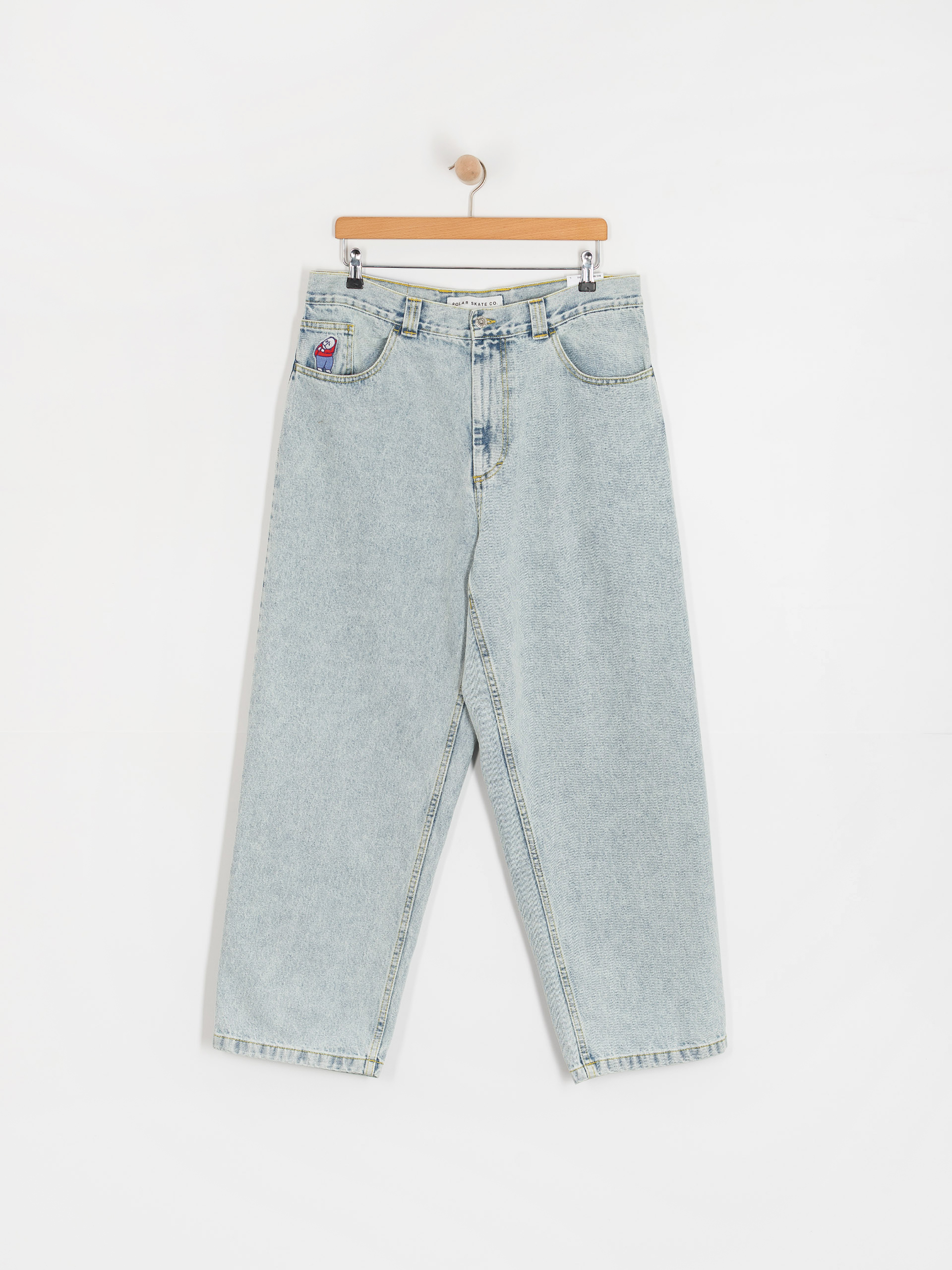 Pantaloni Polar Skate Big Boy OG Logo (light blue)