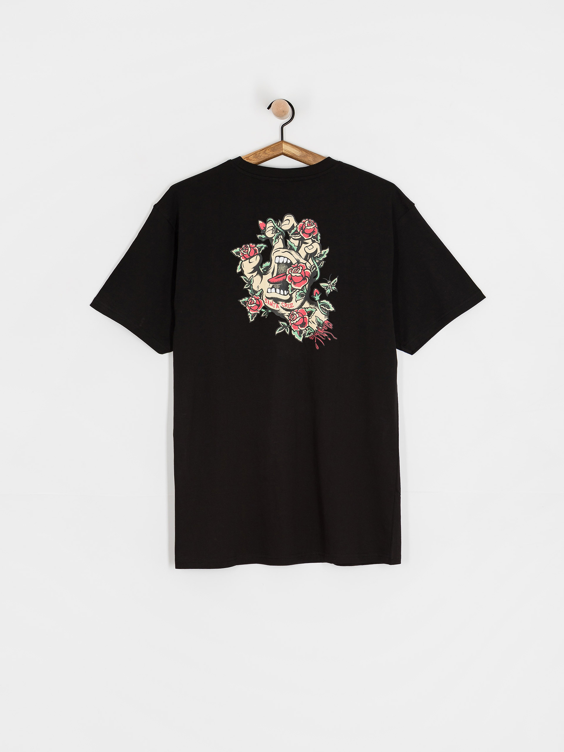 Tricou Santa Cruz Screaming Rose Flash (black)