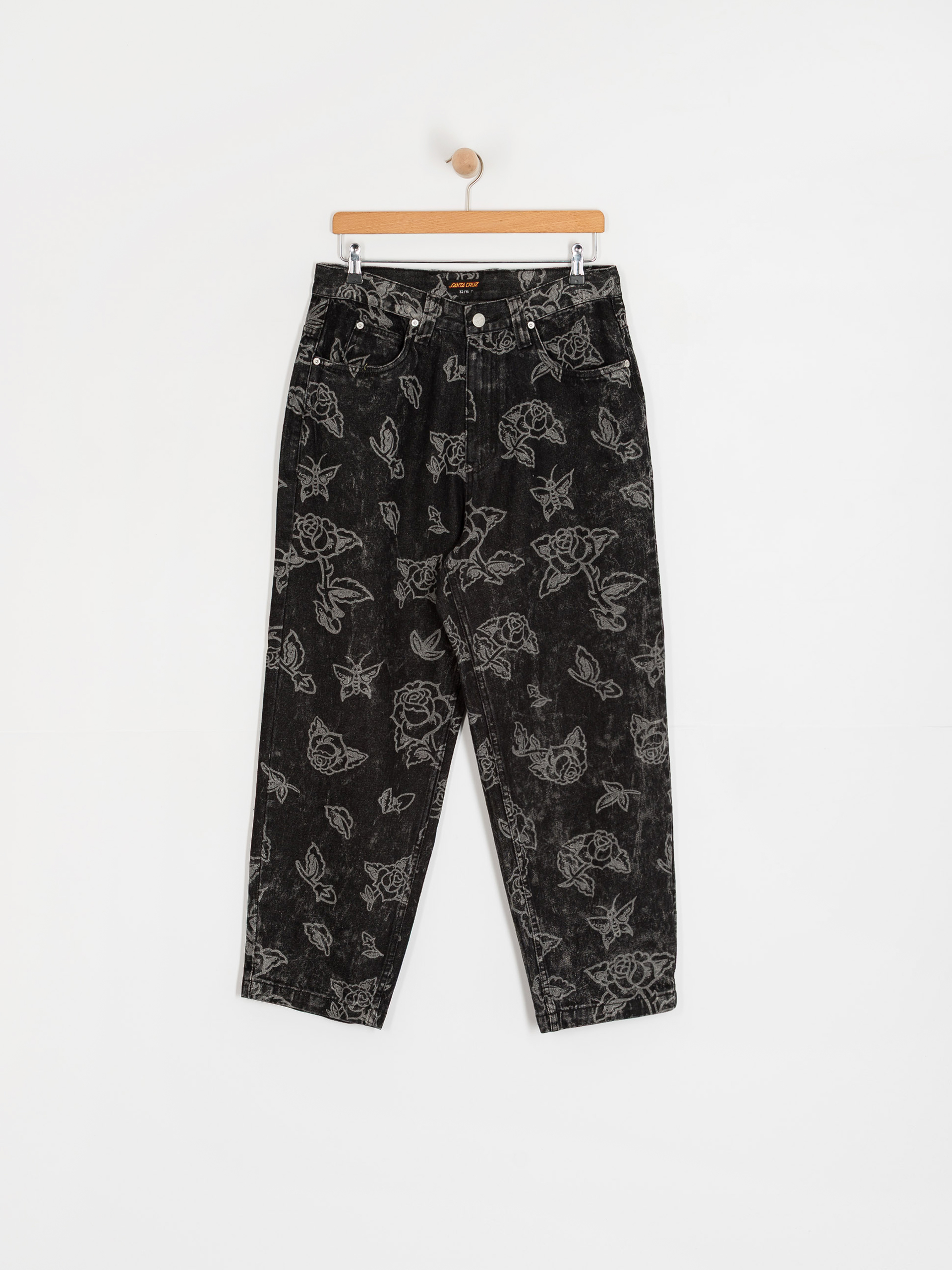Pantaloni Santa Cruz Big (mono flash roses)