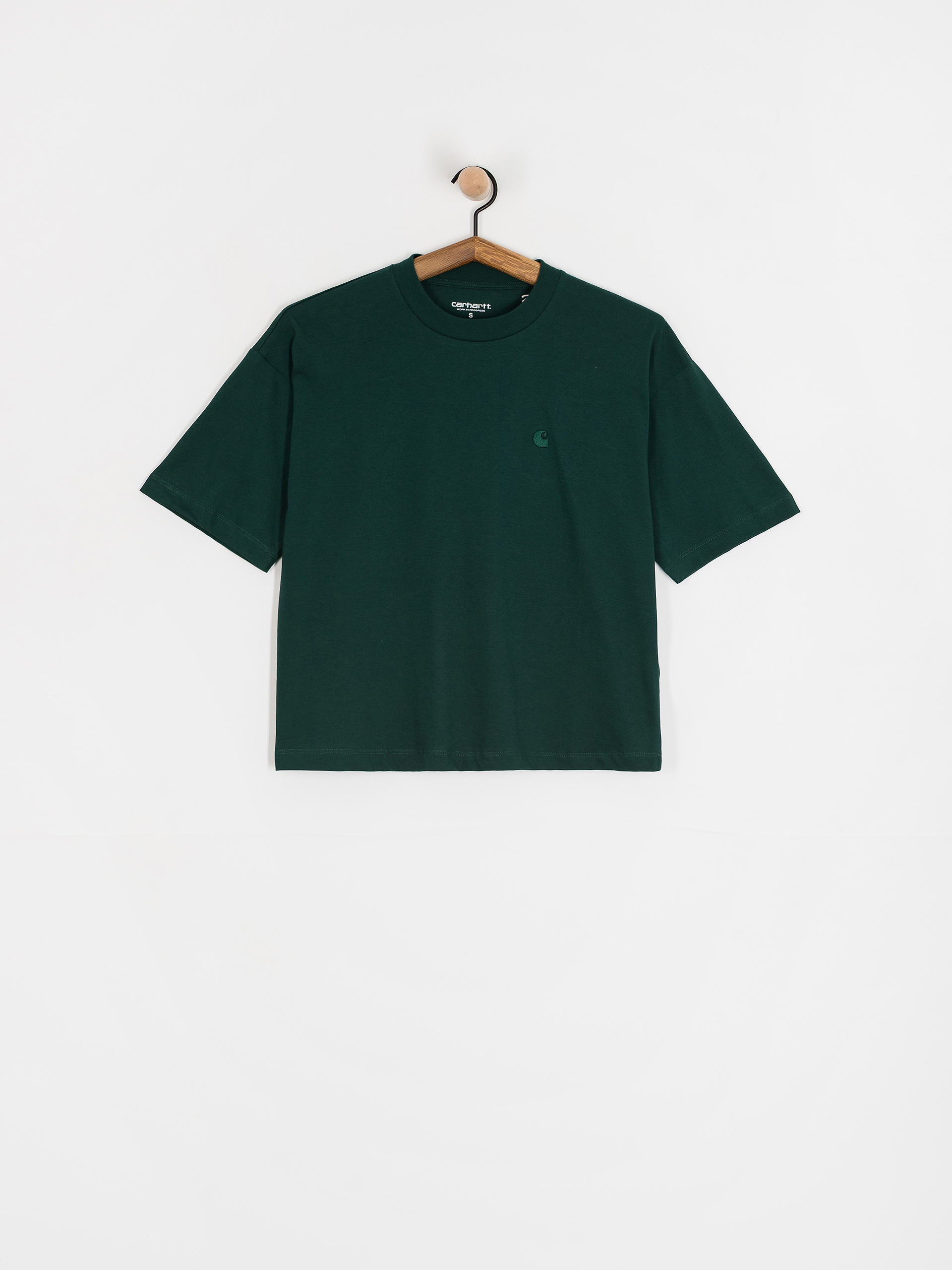 Tricou Carhartt WIP Chester Wmn (dark fir)