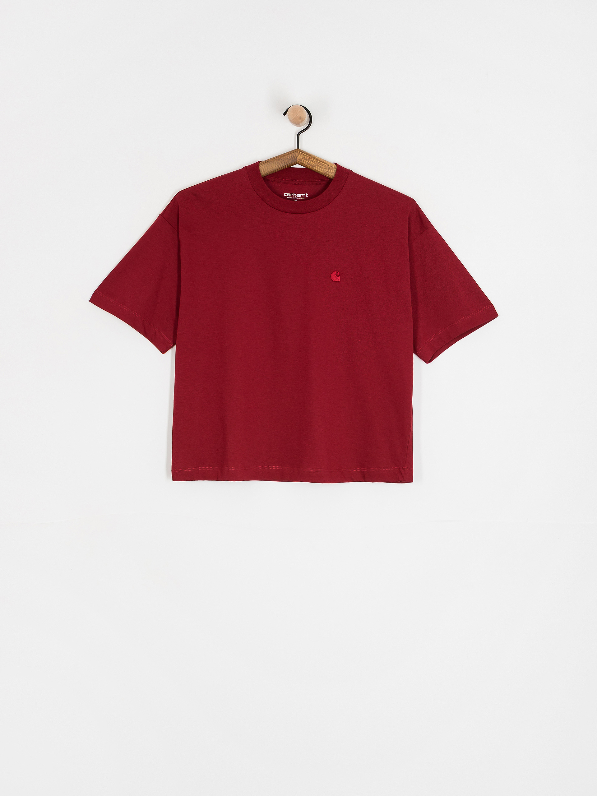 Tricou Carhartt WIP Chester Wmn (scarlet)