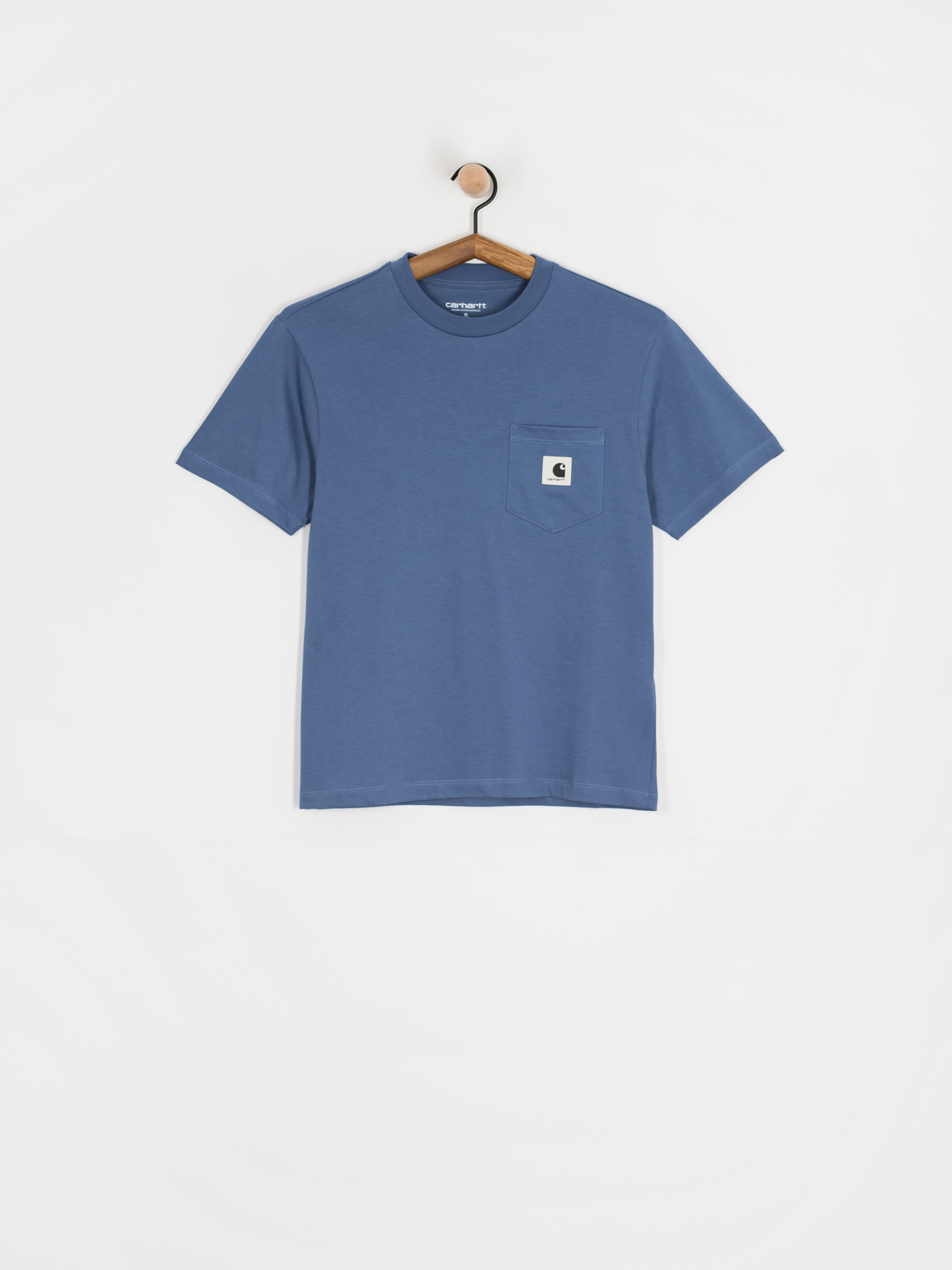 Tricou Carhartt WIP Pocket Wmn (blue iris)