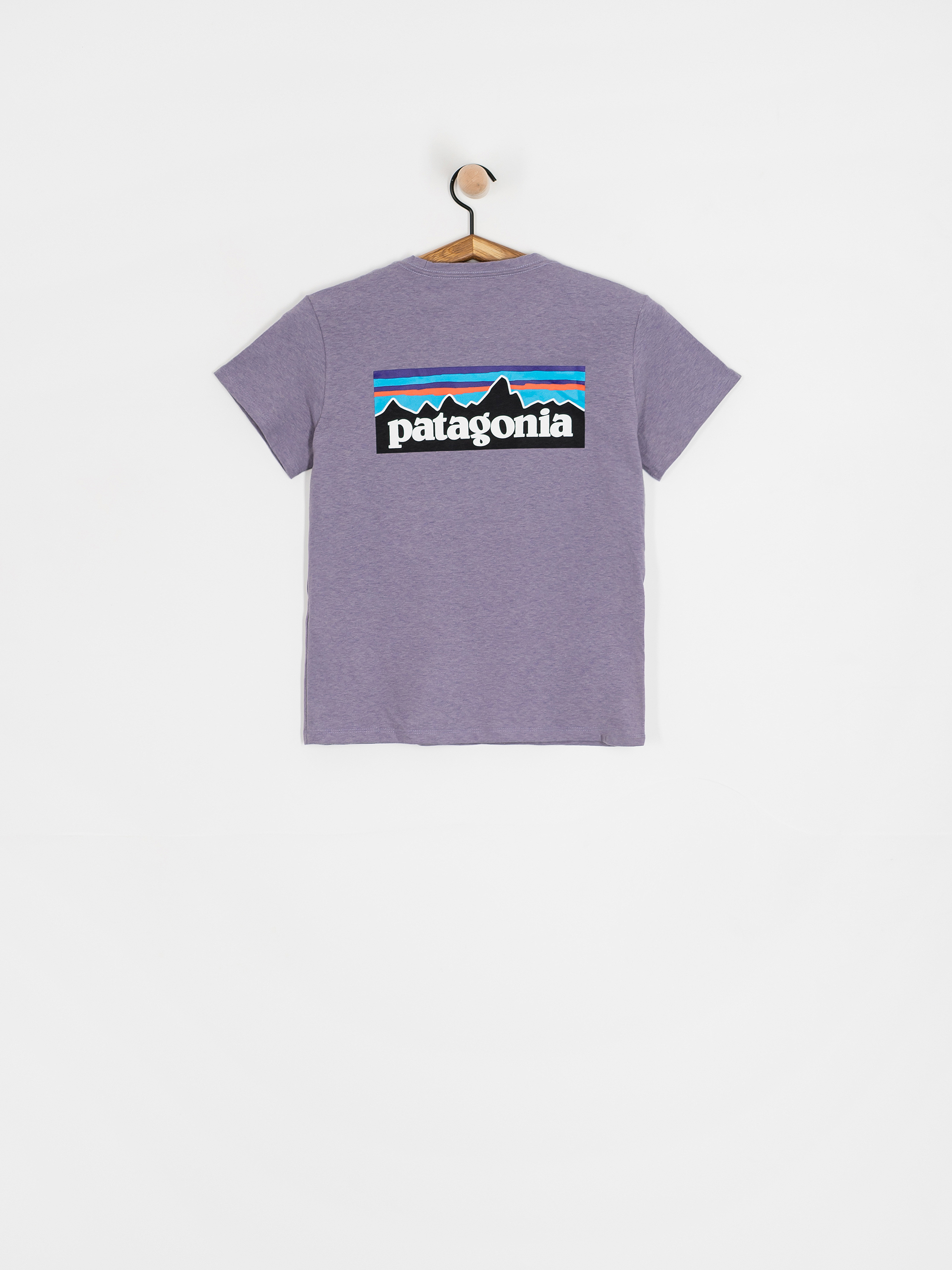 Tricou Patagonia P 6 Logo Responsibili Wmn (concrete purple)