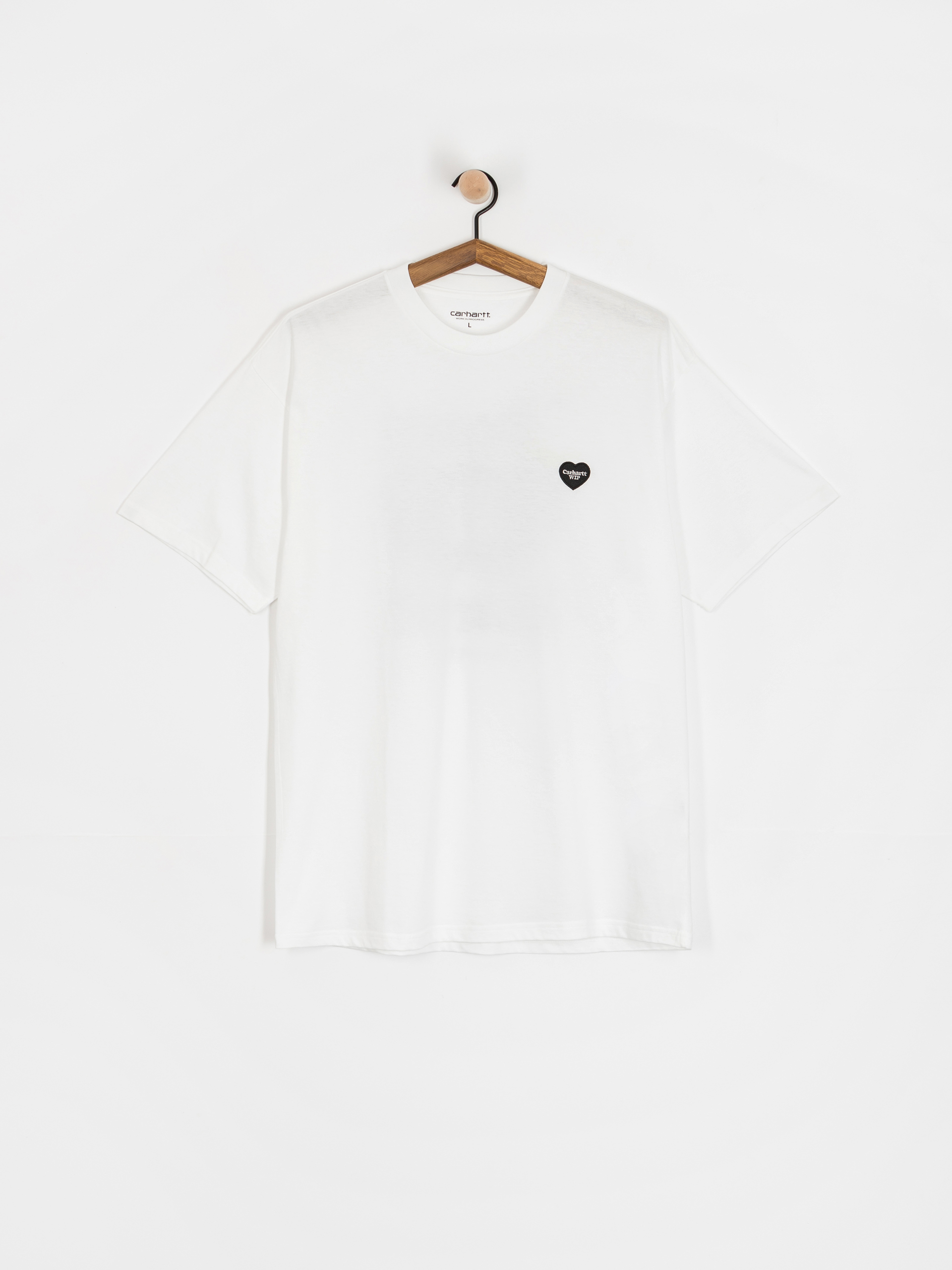 Tricou Carhartt WIP Heart II Hartt (white)