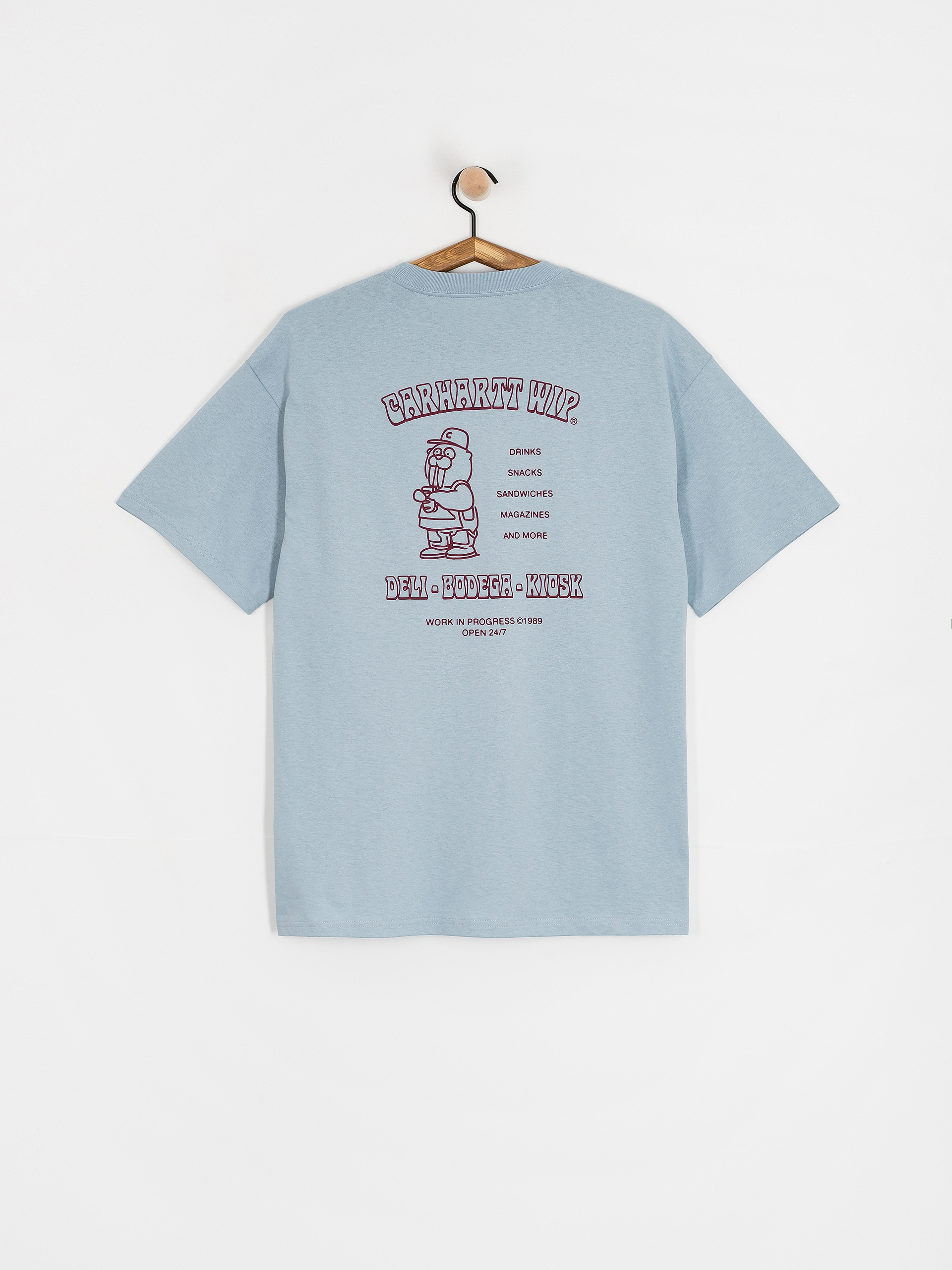 Tricou Carhartt WIP Sandwich (blue fog)