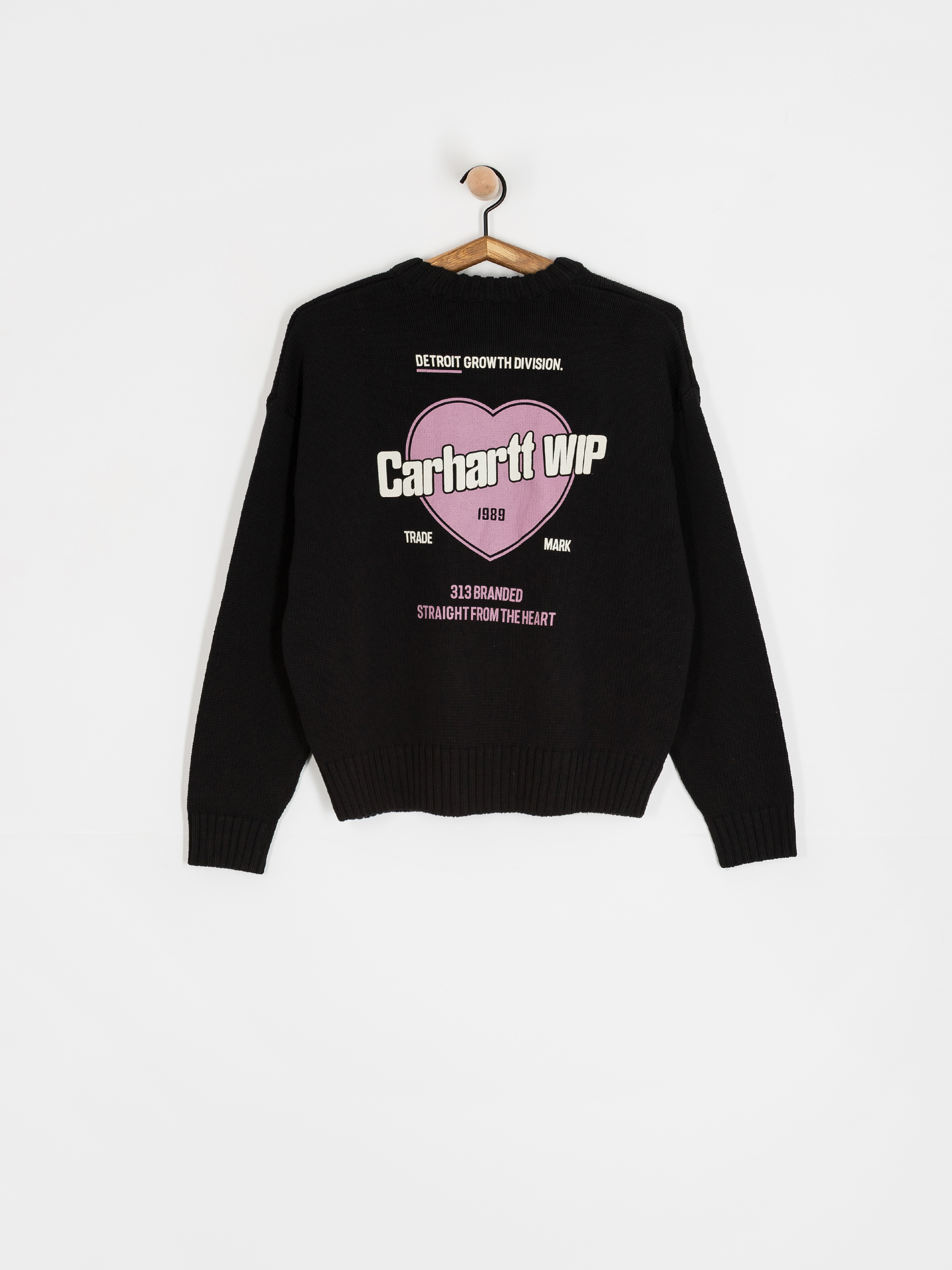 Pulover Carhartt WIP Growth Wmn (black)