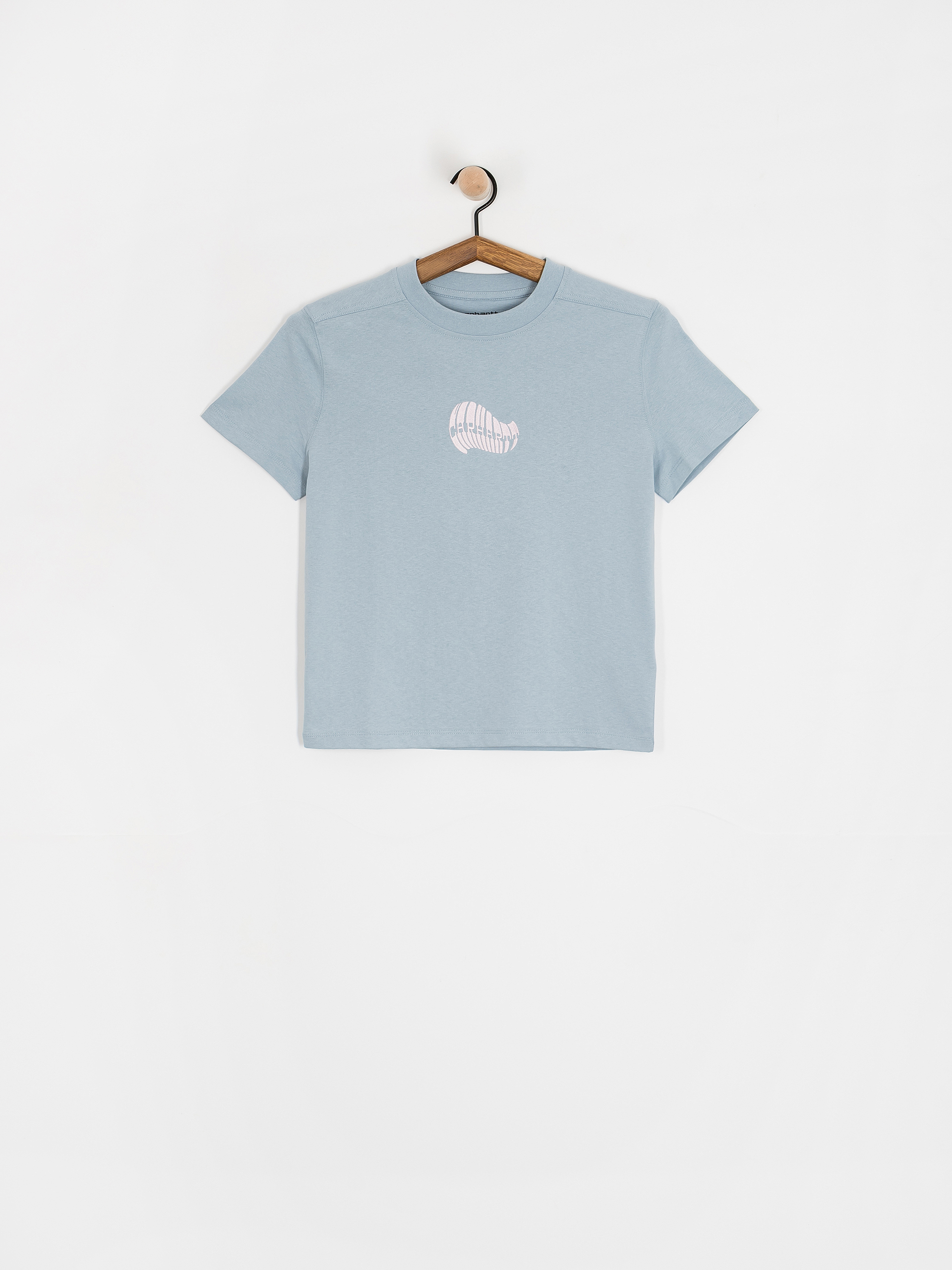 Tricou Carhartt WIP Psshh Wmn (blue fog/air pink)