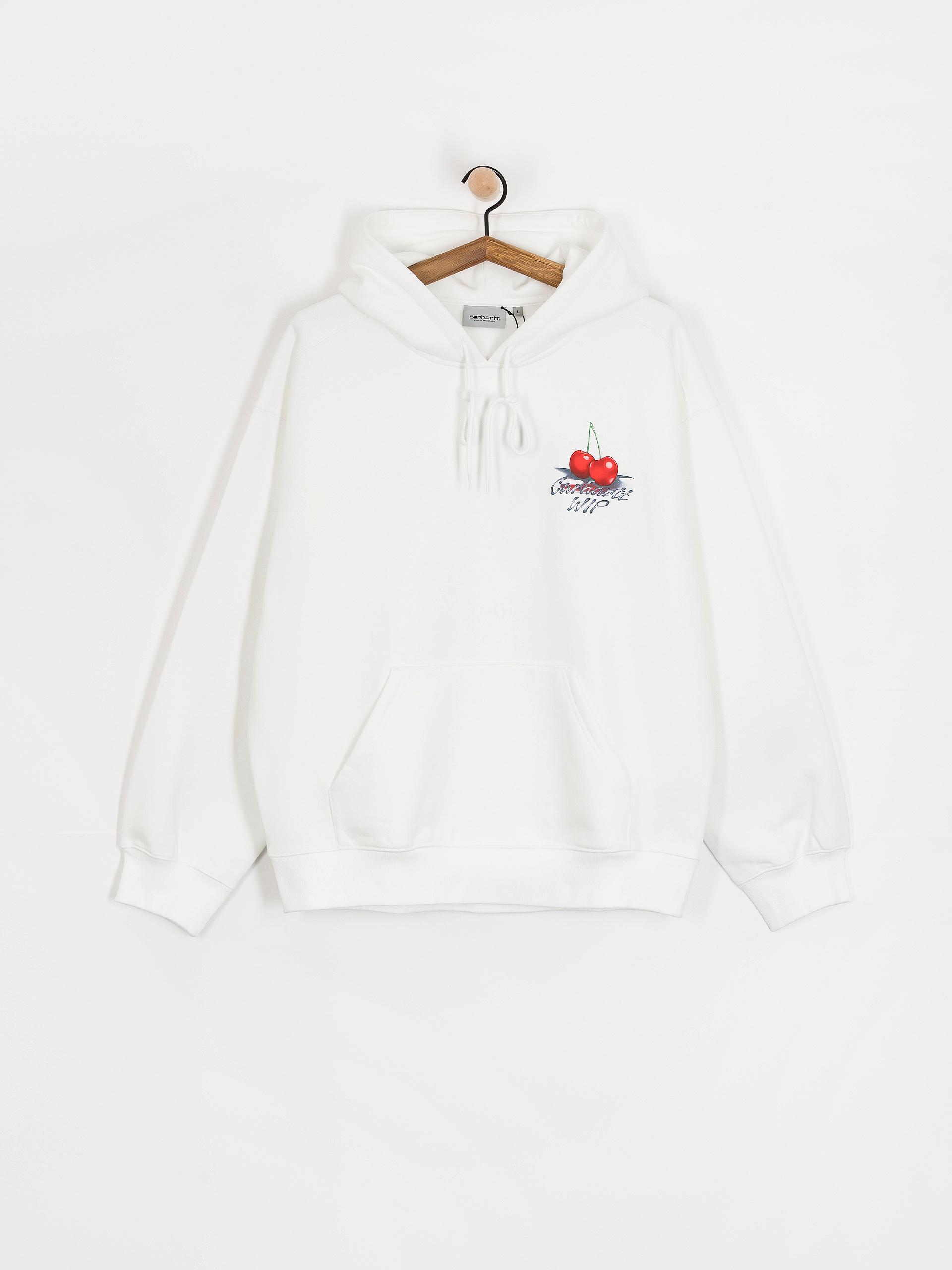 Hanorac cu glugă Carhartt WIP Jake Garcia HD (white)