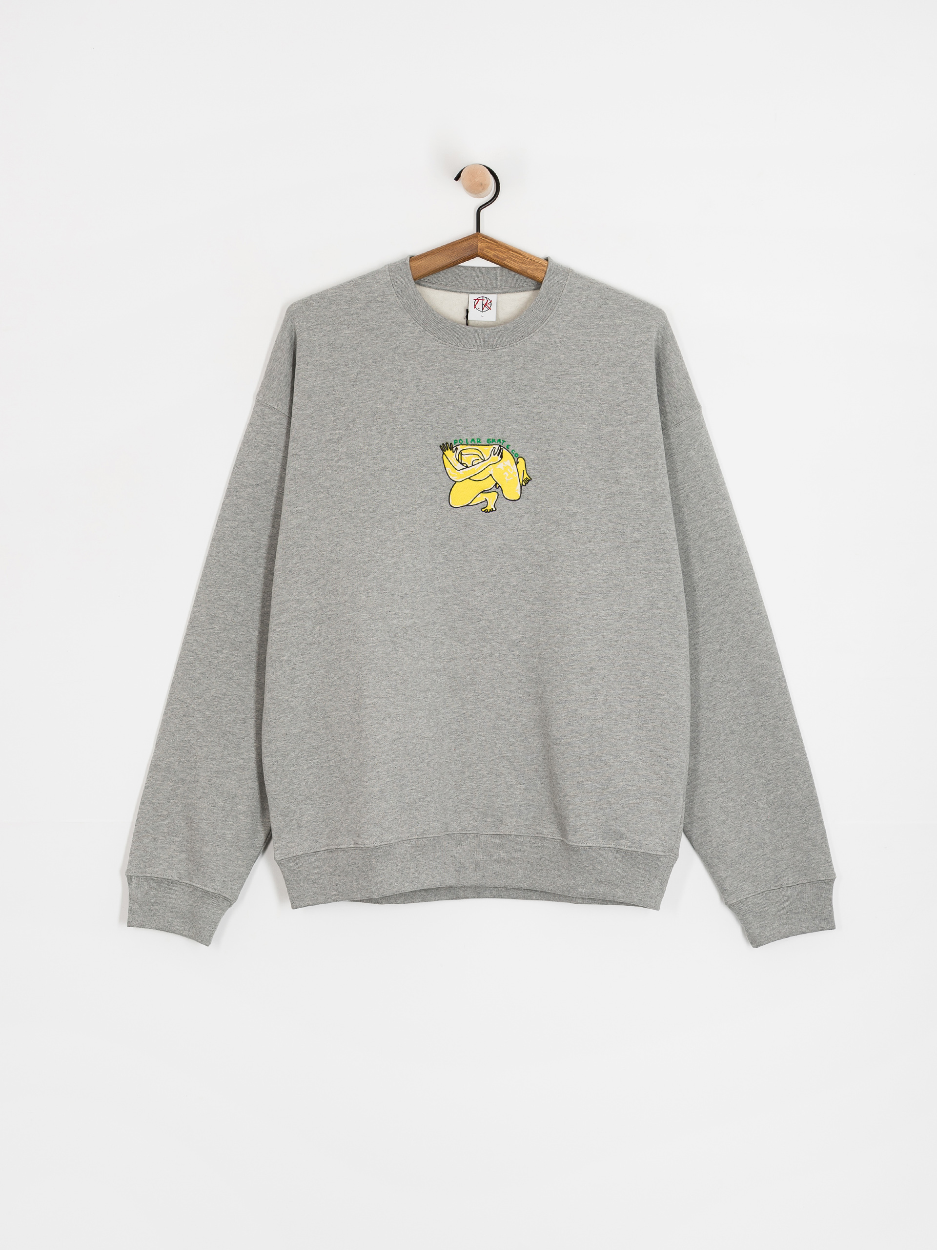 Hanorac Polar Skate Dave Crewneck Shy Bow (heather grey)