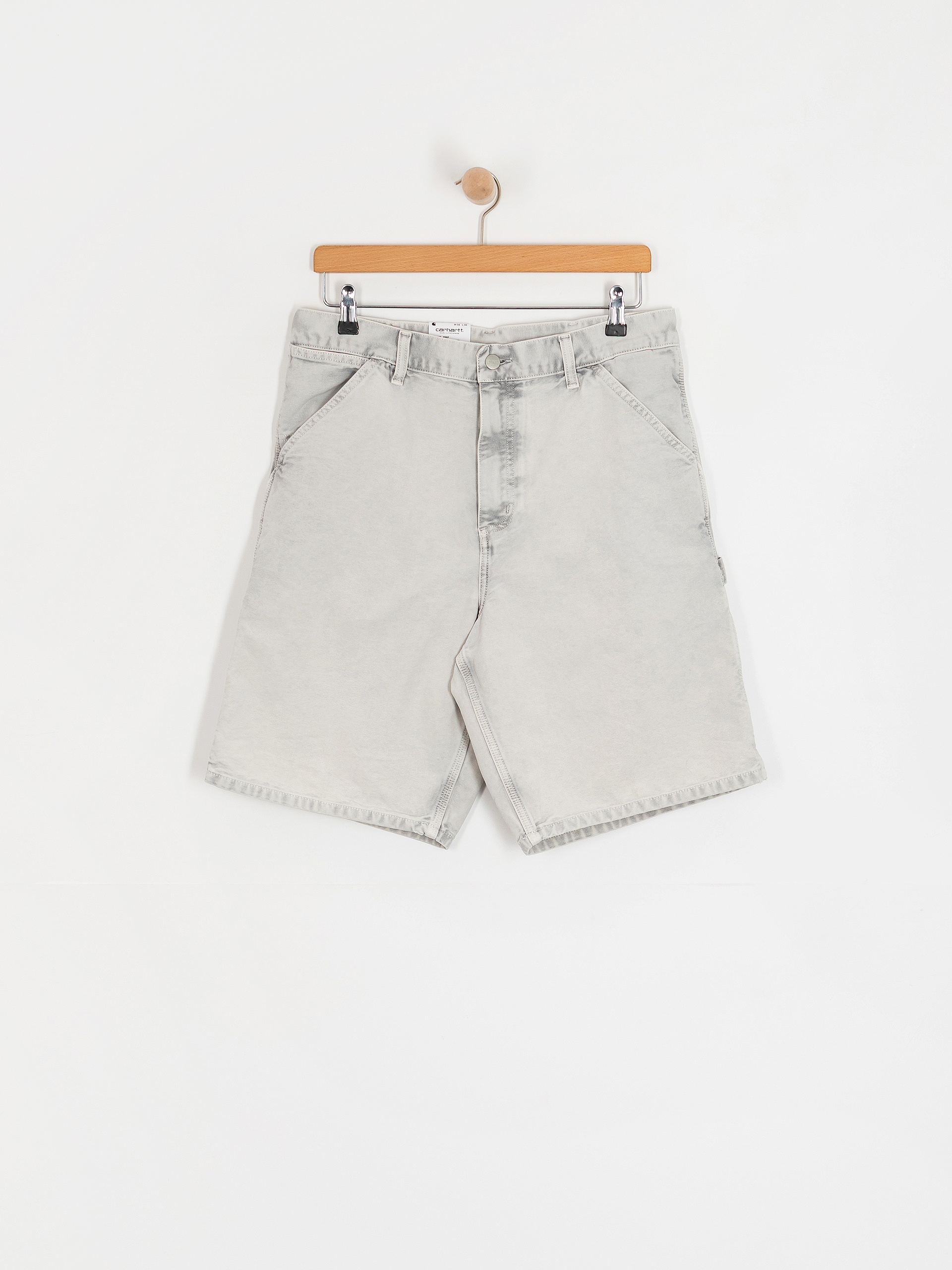 Pantaloni scurți Carhartt WIP Single Knee (black/chalk wash)